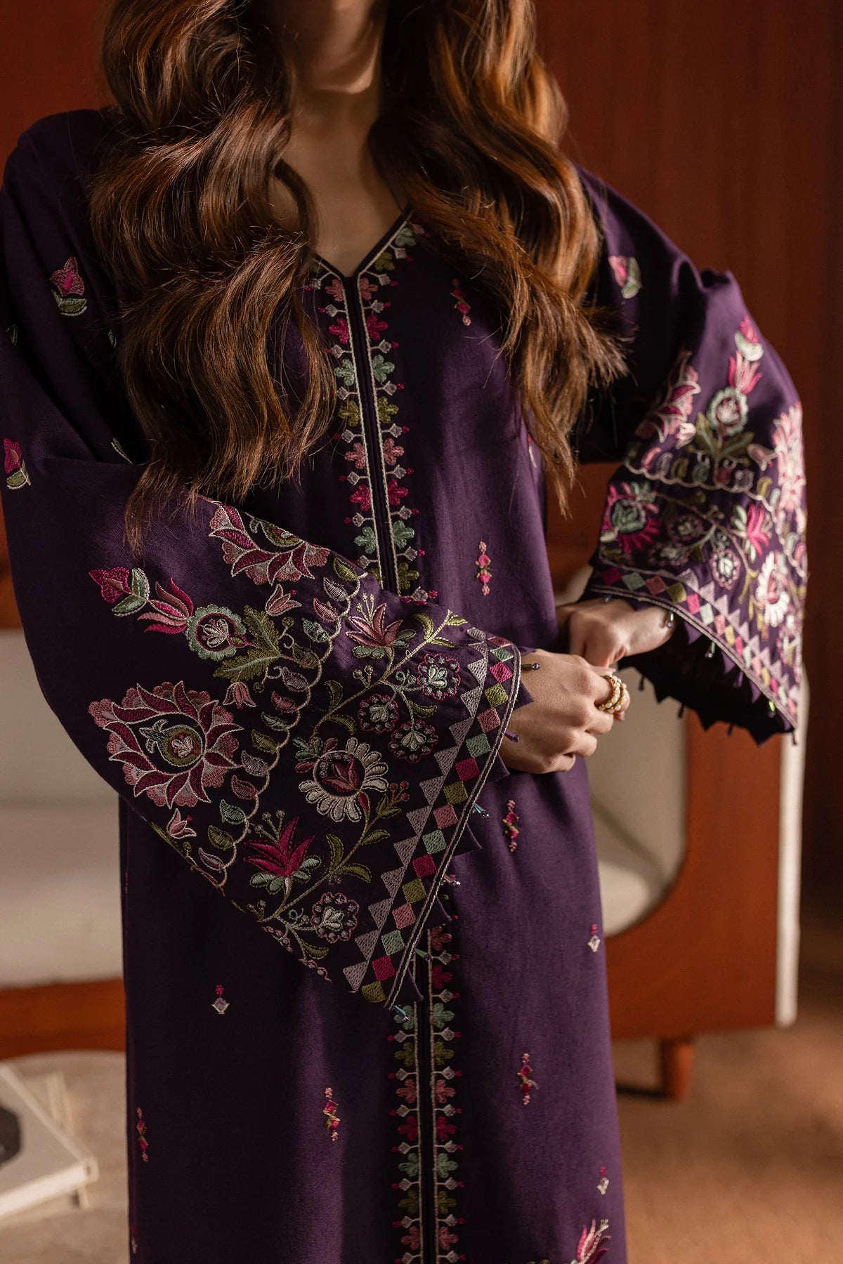 Nora 2Pc - Embroidered Swiss Cambric Dress