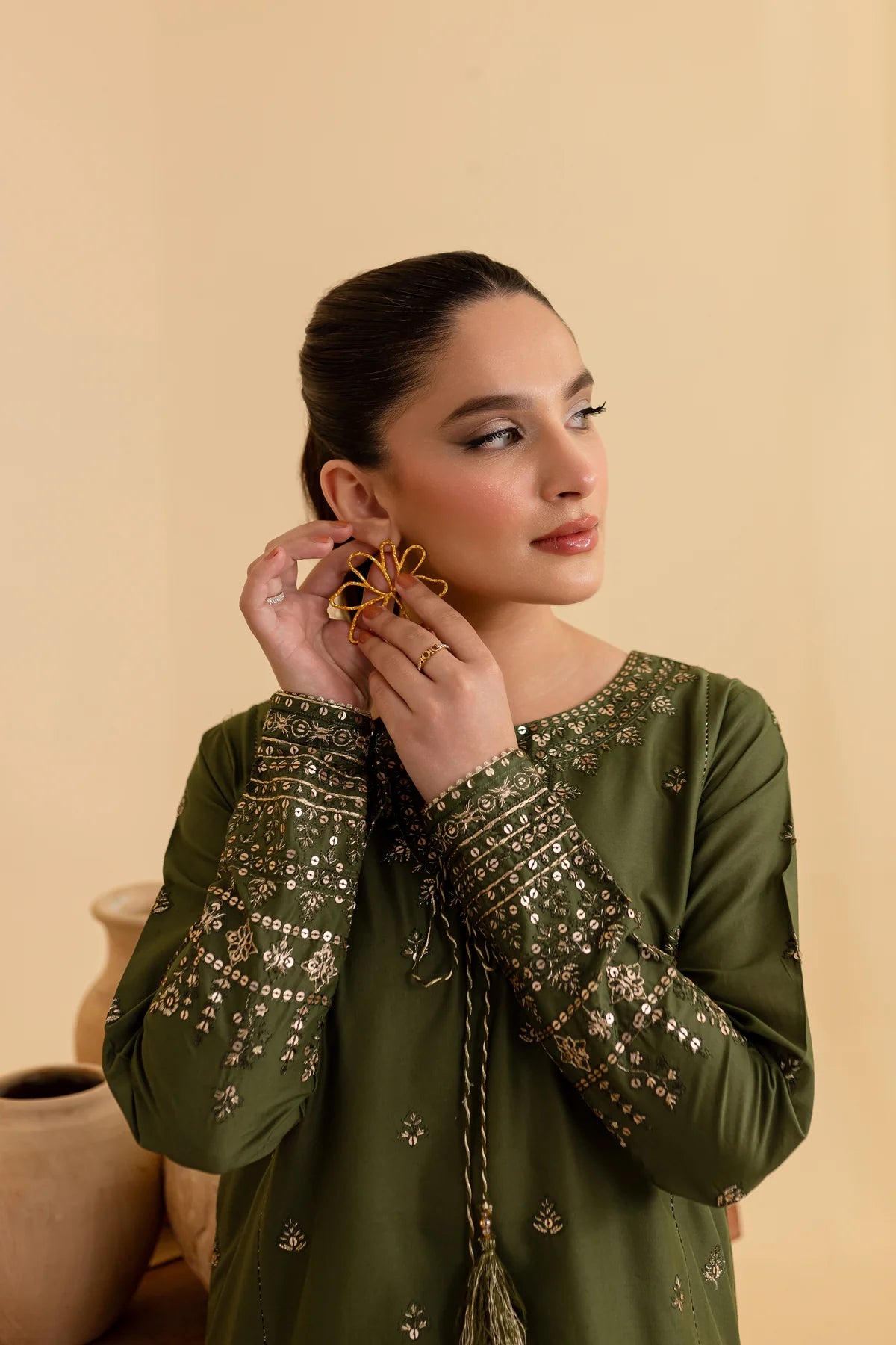 Imre 2Pc - Embroidered Pima Lawn