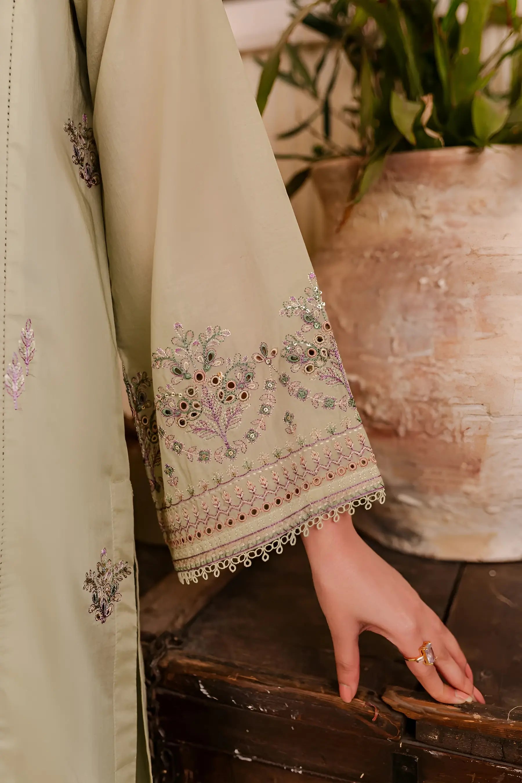 Agape 2Pc - Embroidered Lawn Dress