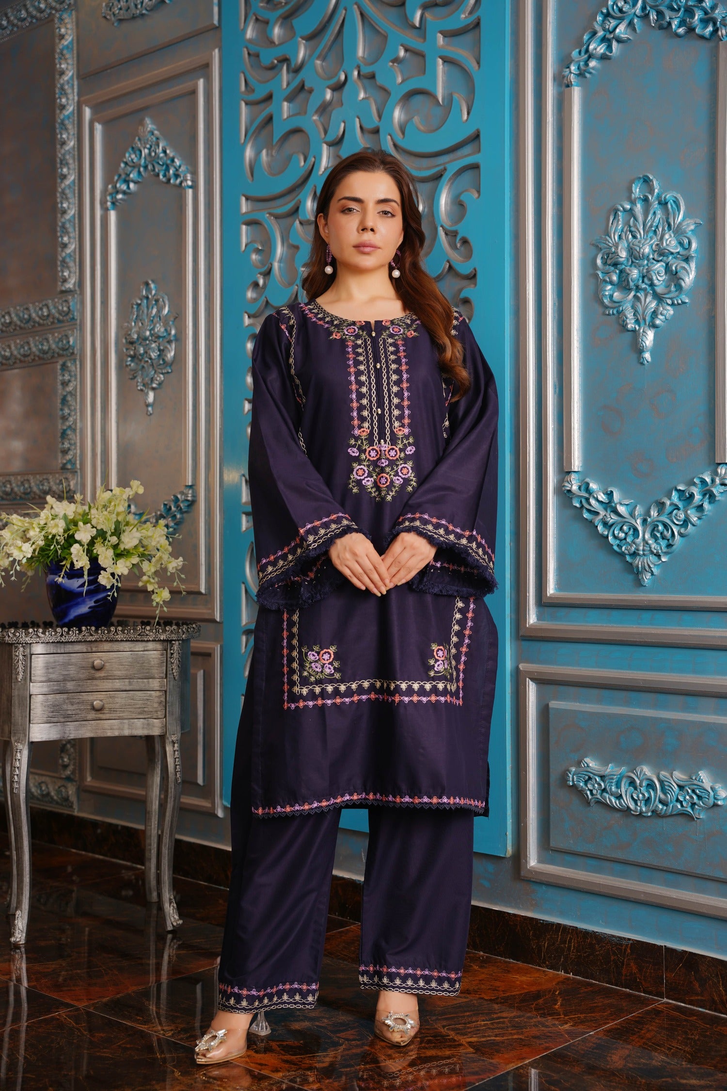 Blueberry 2Pc -Summer Dress