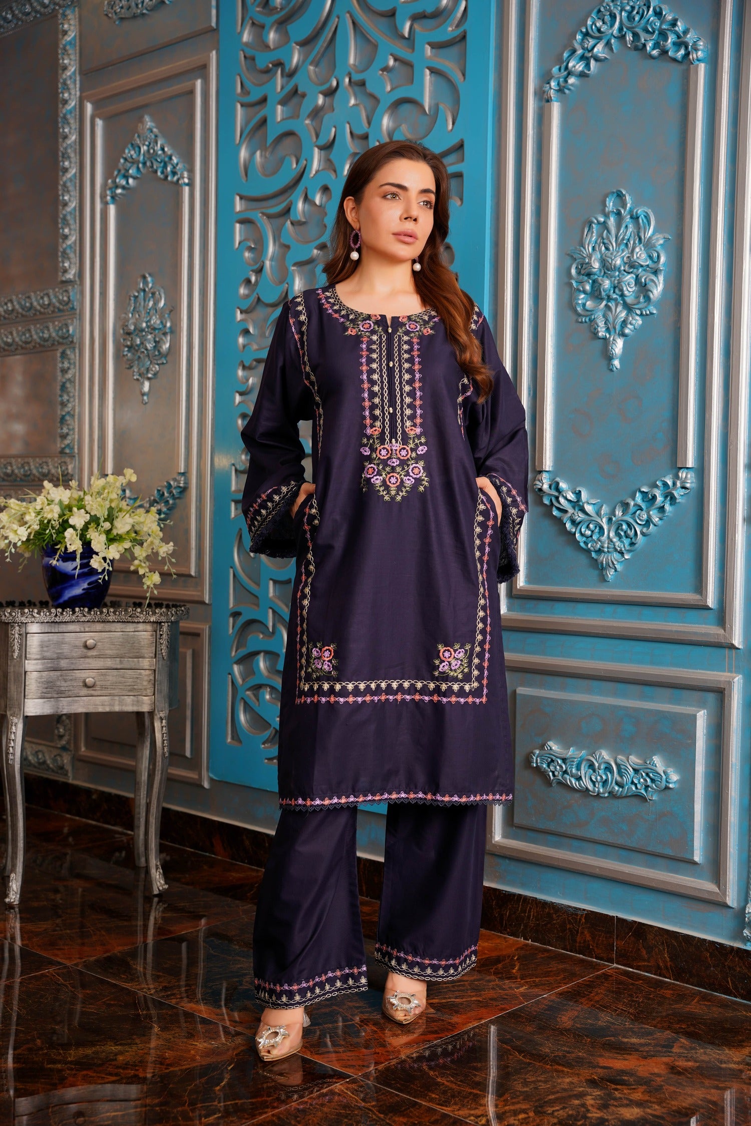 Blueberry 2Pc -Summer Dress