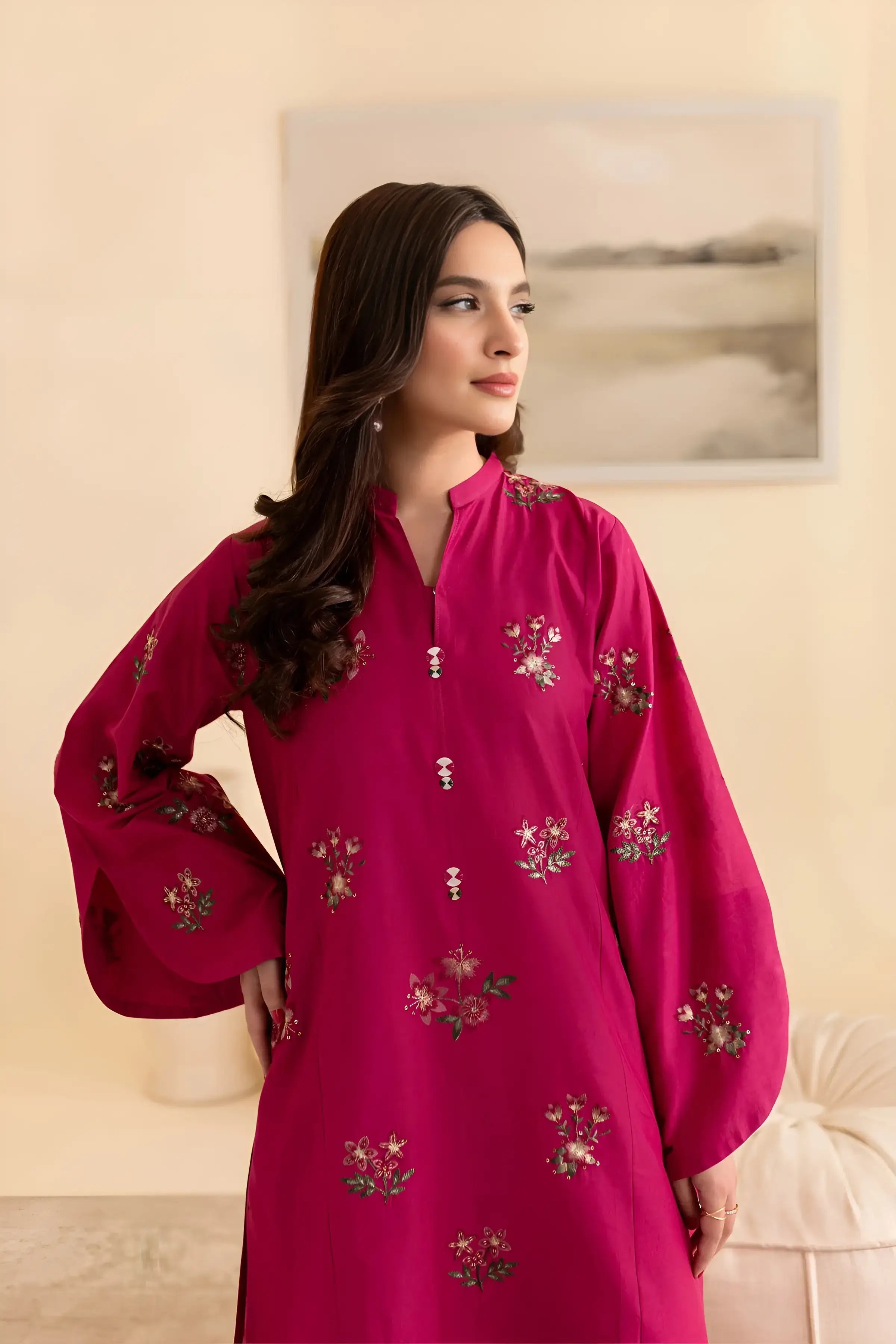 Embroidered Breeze Cotton