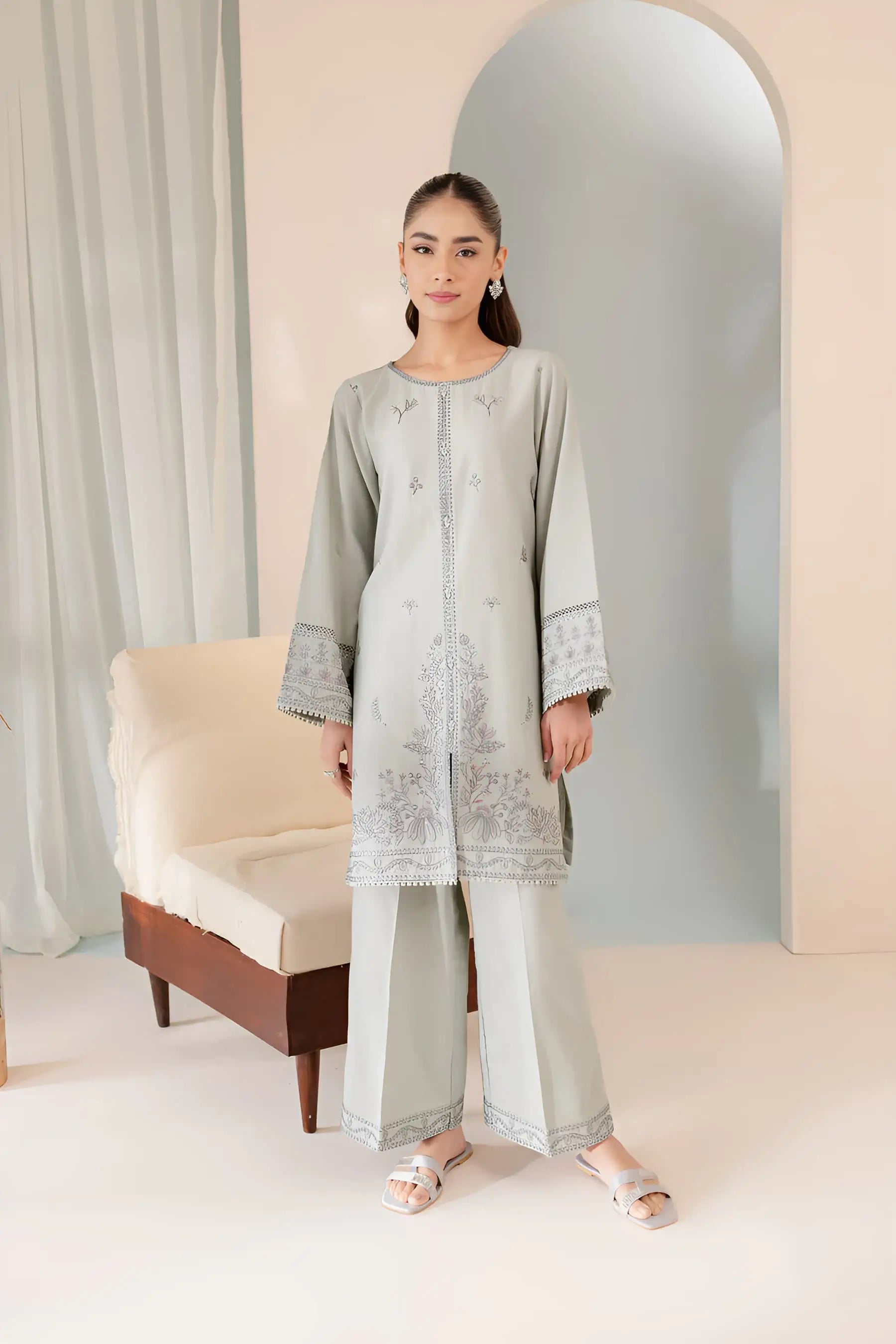 JISSO - 2PC BEST SELLING -EMBROIDERED