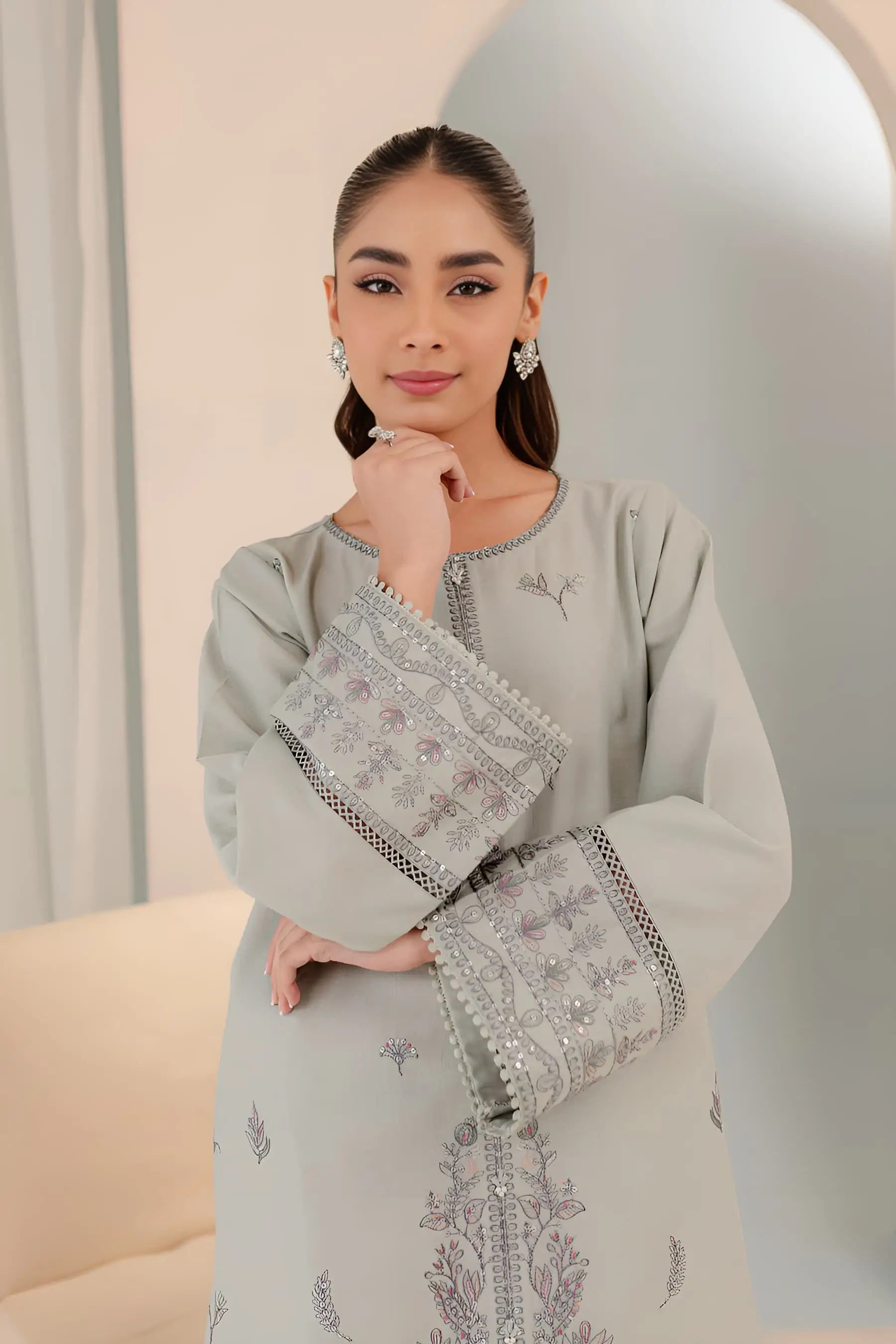 JISSO - 2PC BEST SELLING -EMBROIDERED