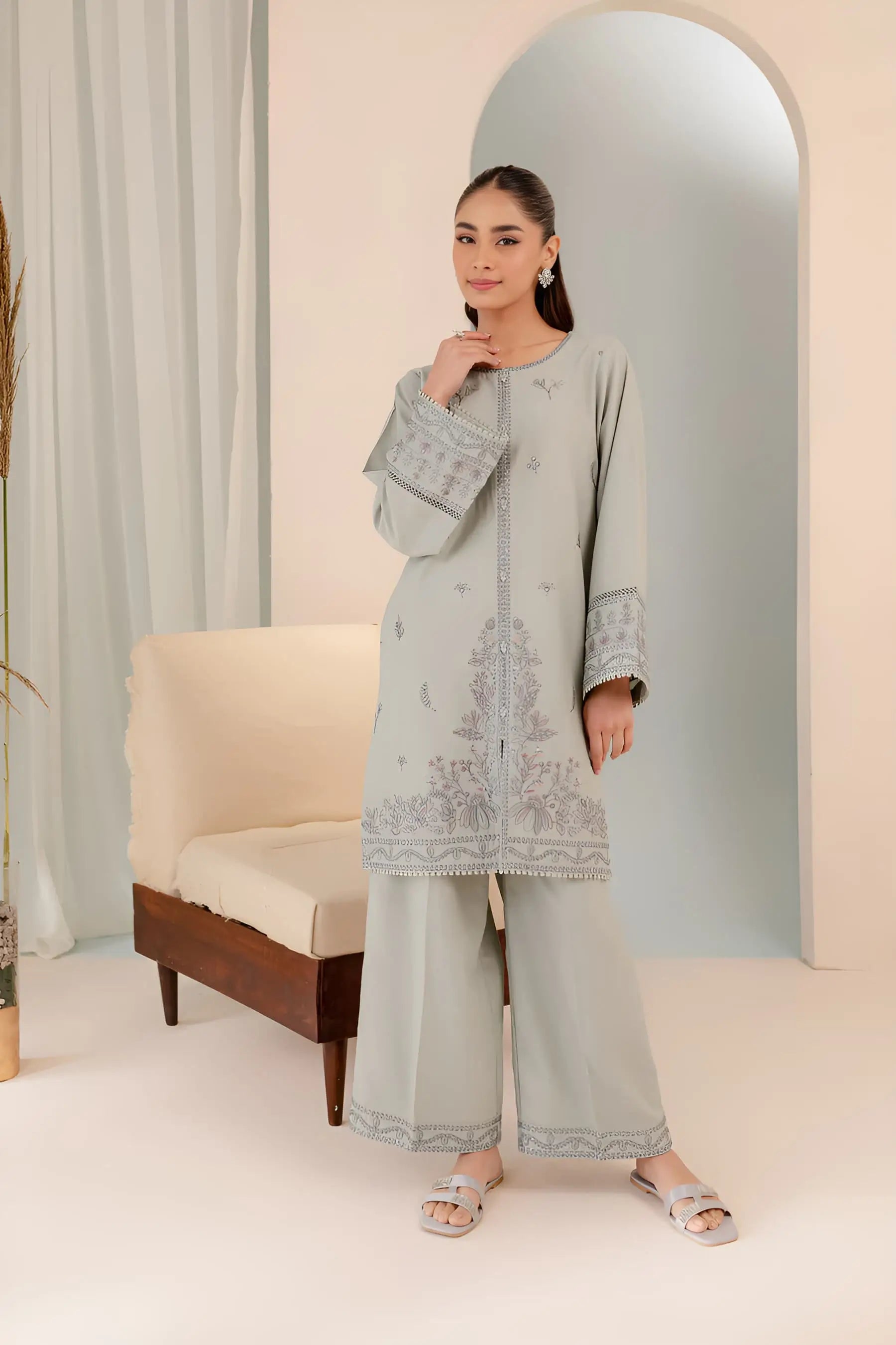 JISSO - 2PC BEST SELLING -EMBROIDERED