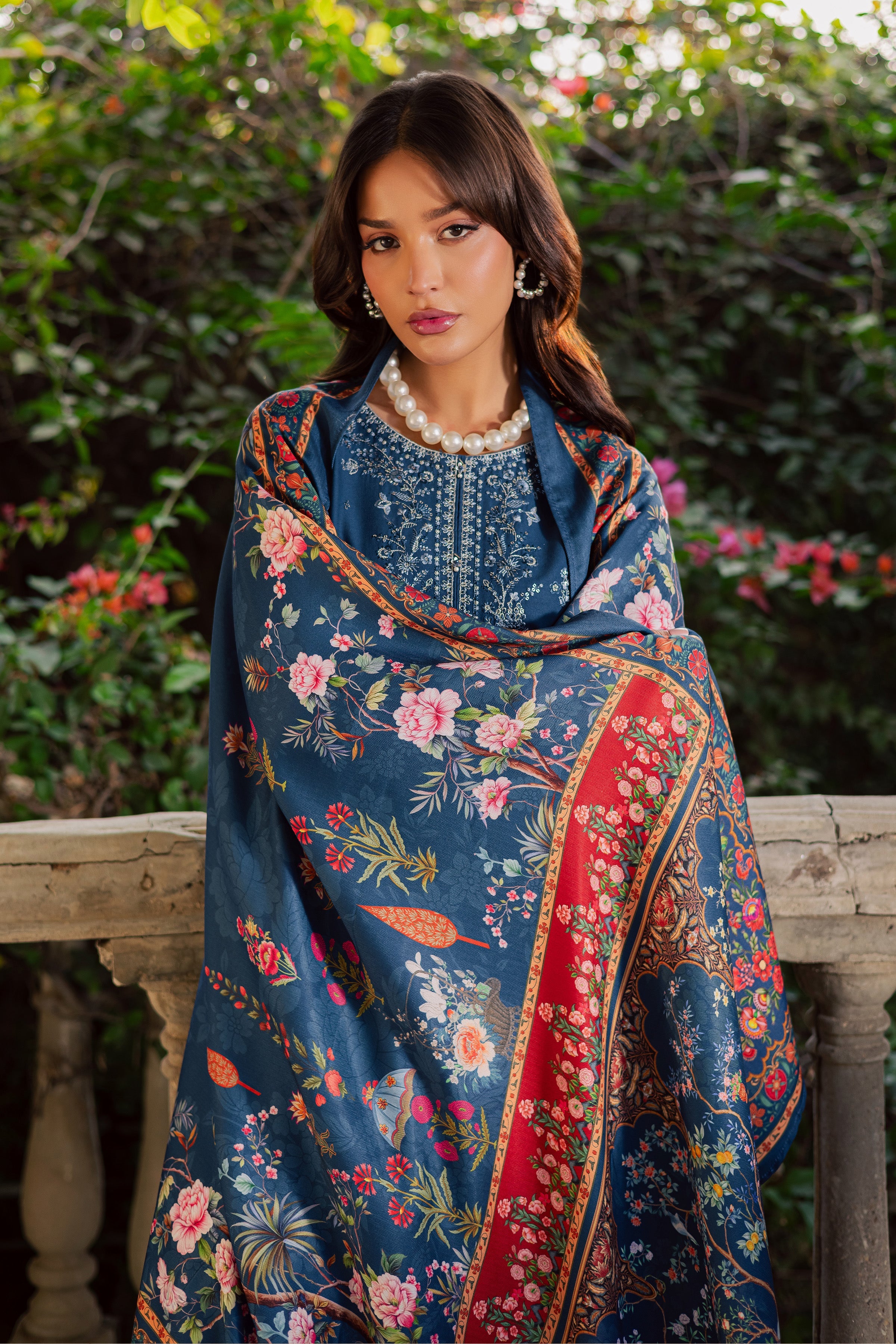 Nairobi 3Pc - Embroidered Lawn Dress