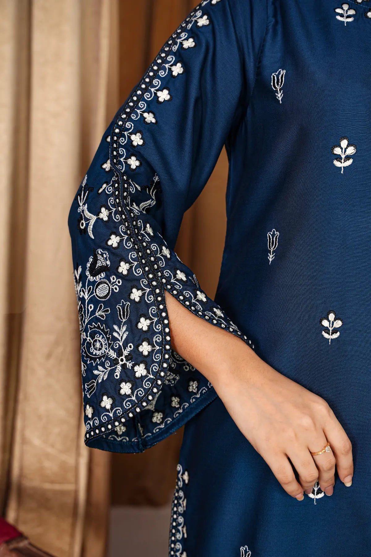 Zinc Beauty Embroidered Swiss Cambric Dress