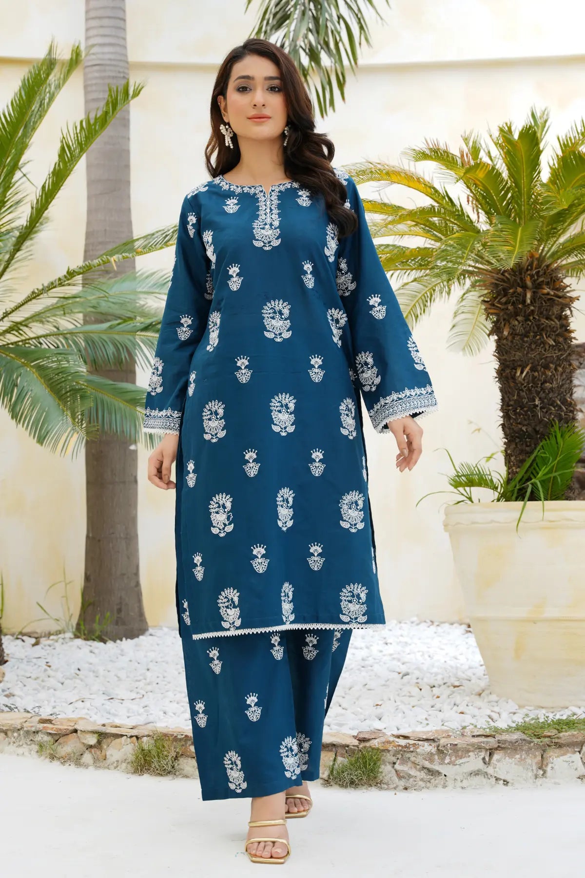 Aqua Beach 2Pc - Pima Lawn Dress