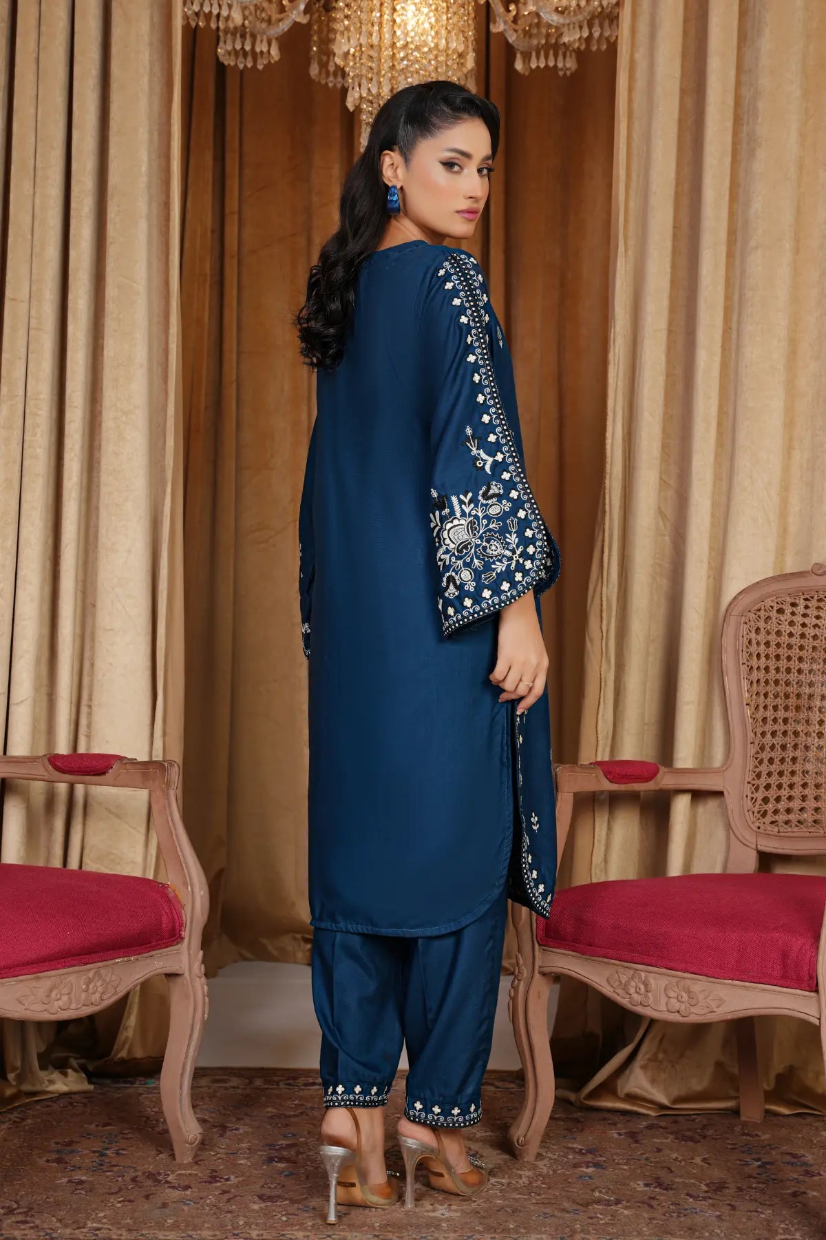 Zinc Beauty Embroidered Swiss Cambric Dress