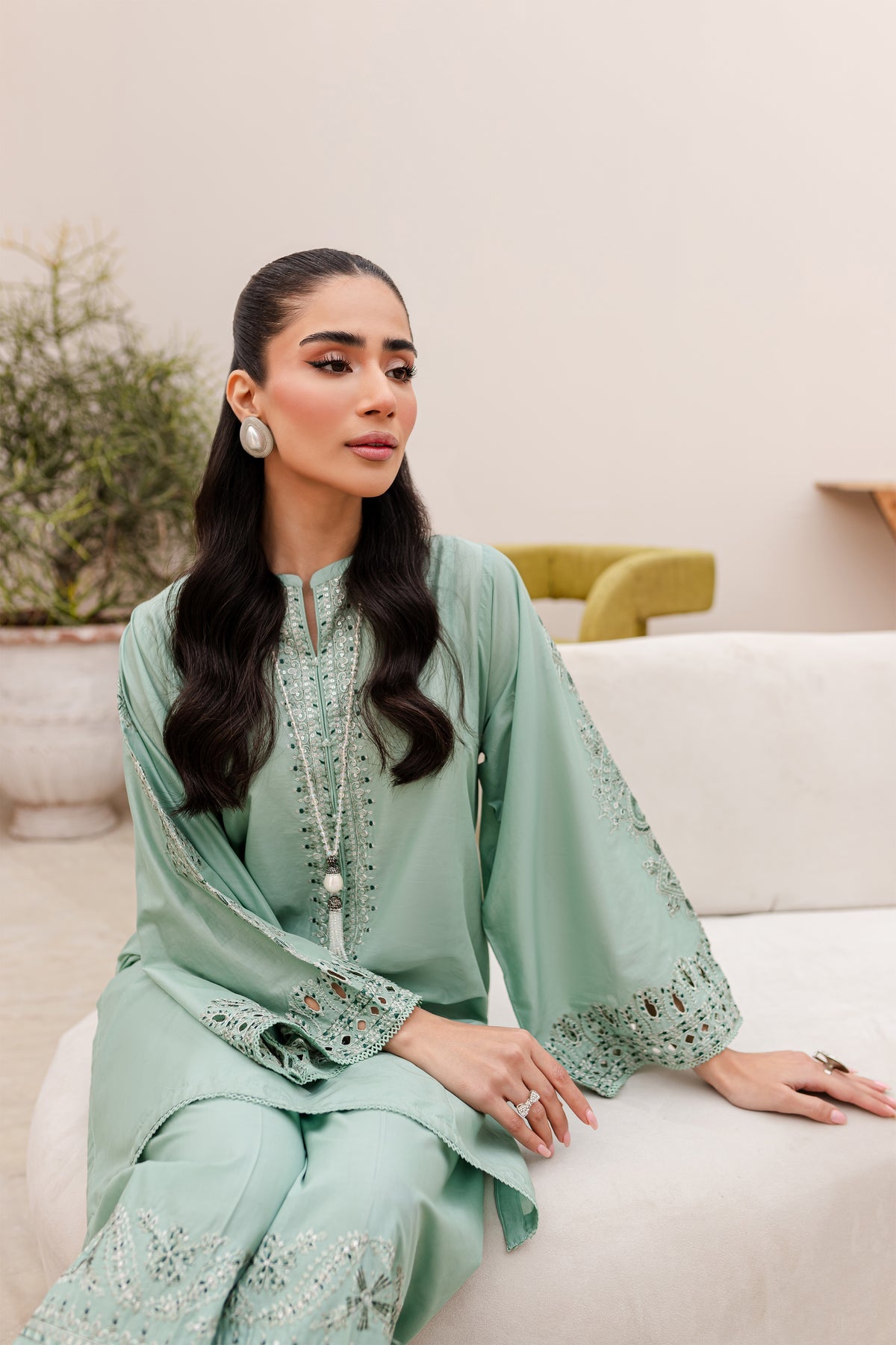 Best Seller - Alex - 2Pc Stitched Embroidered Dress