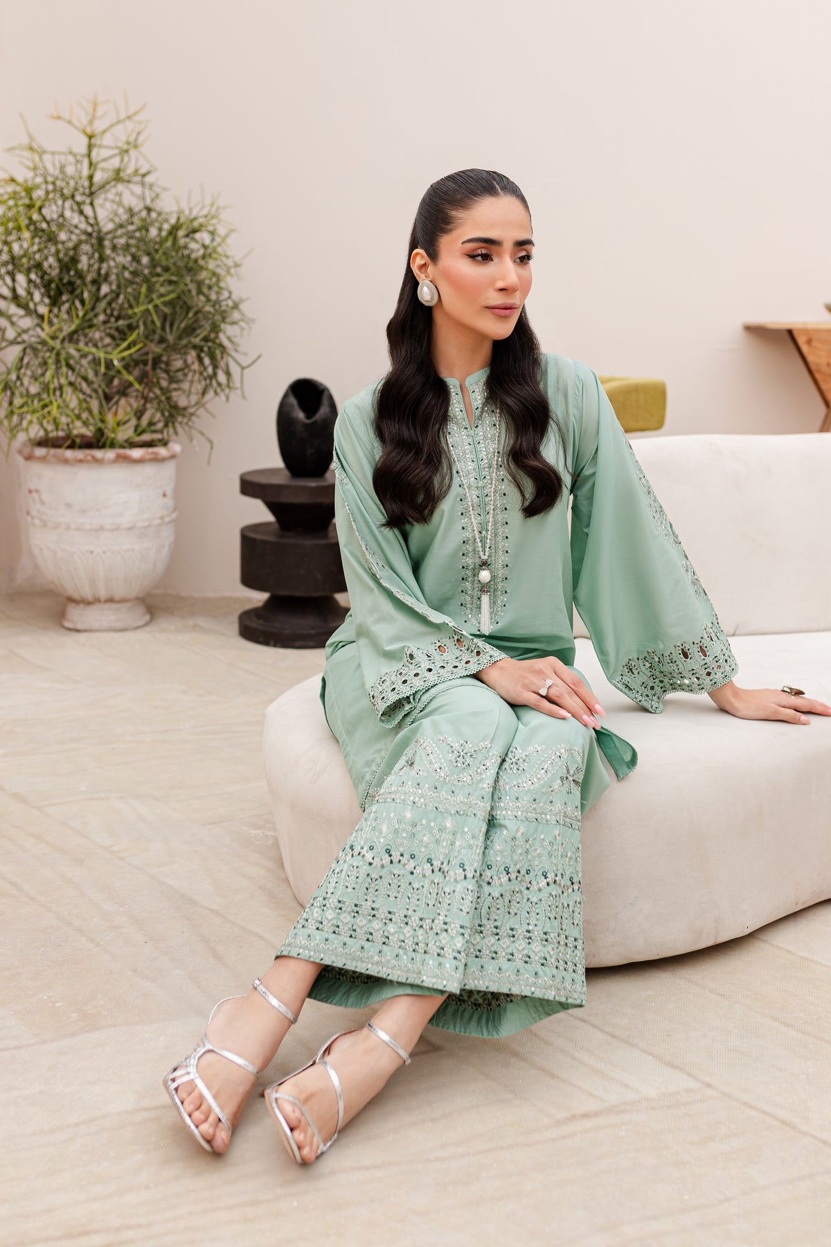 Best Seller - Alex - 2Pc Stitched Embroidered Dress