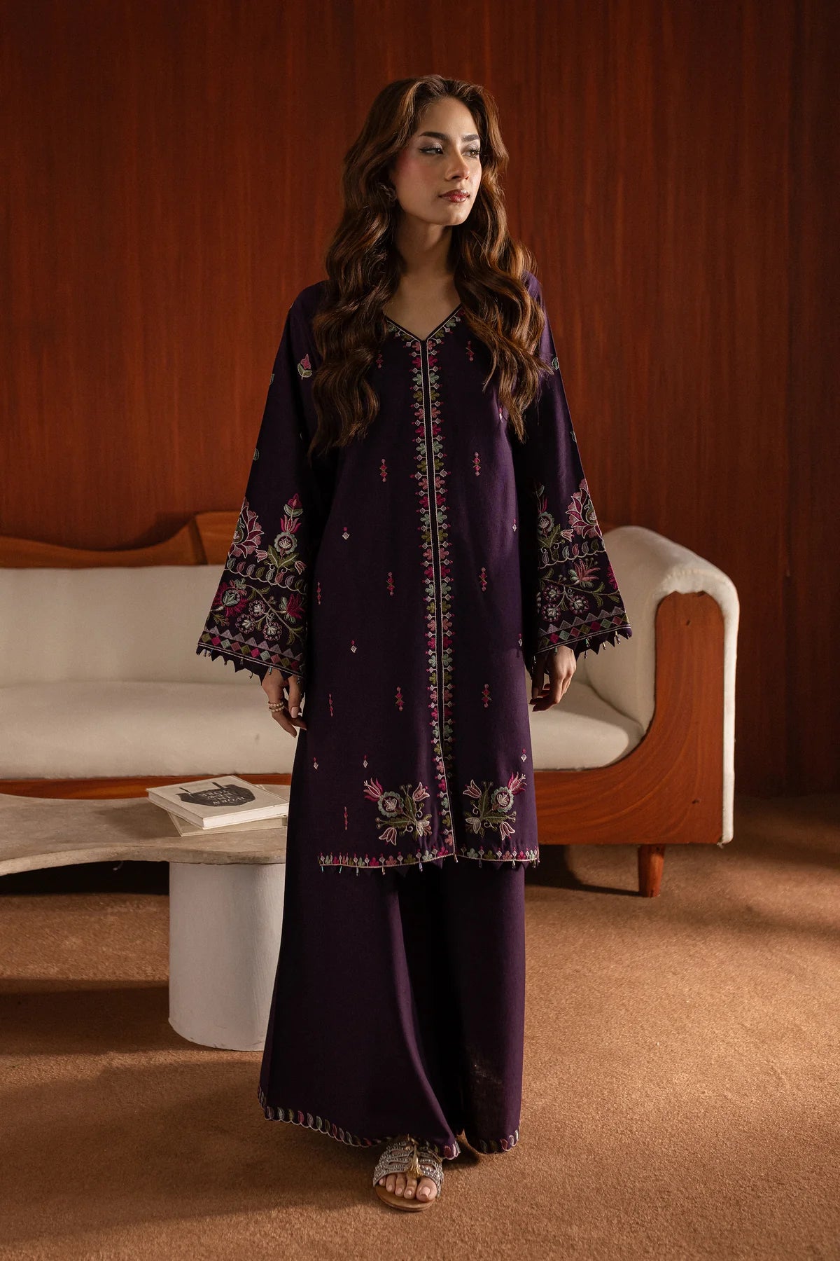 Nora 2Pc - Embroidered Pima Lawn Dress