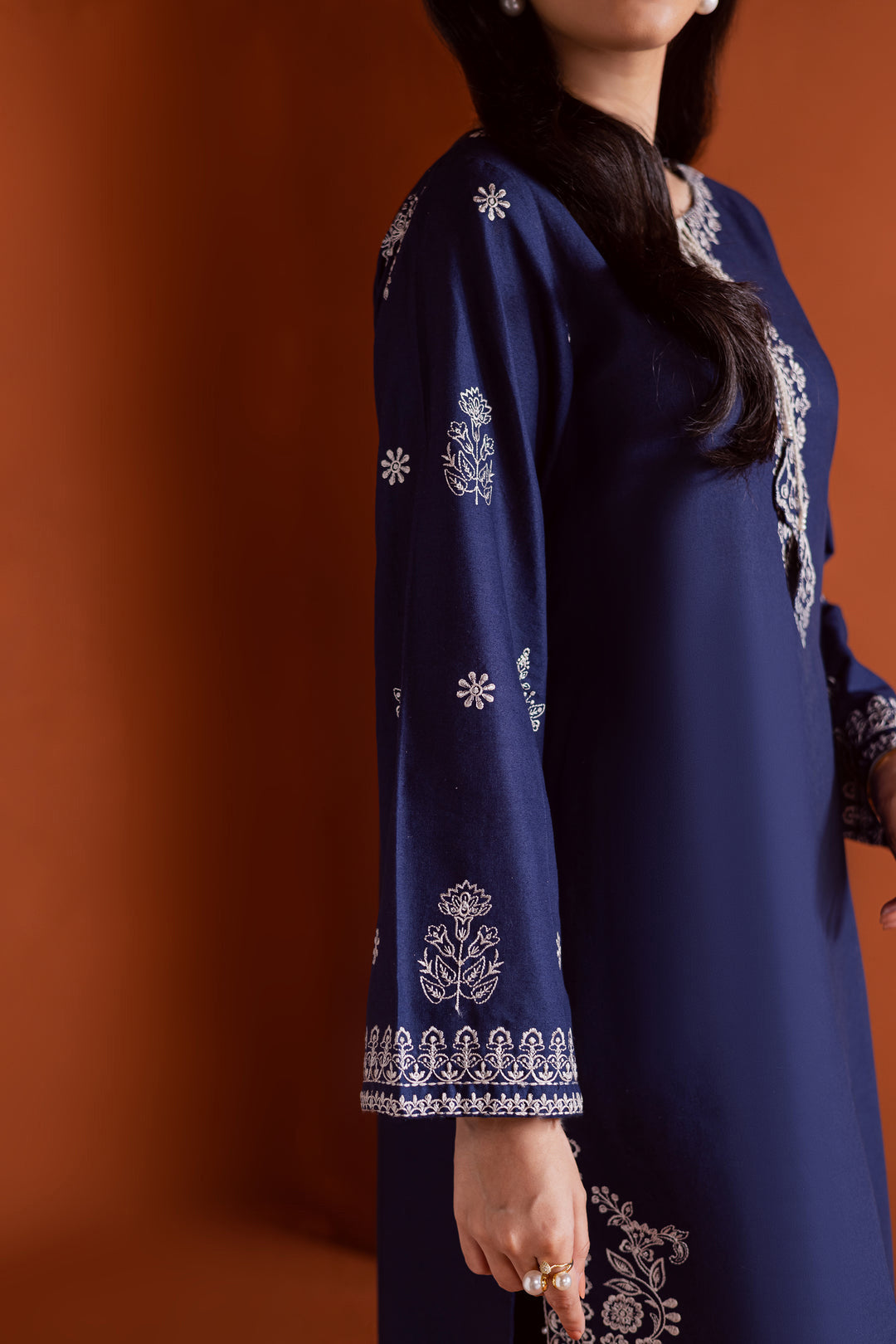 Bloomy 2Pc - Embroidered Dress