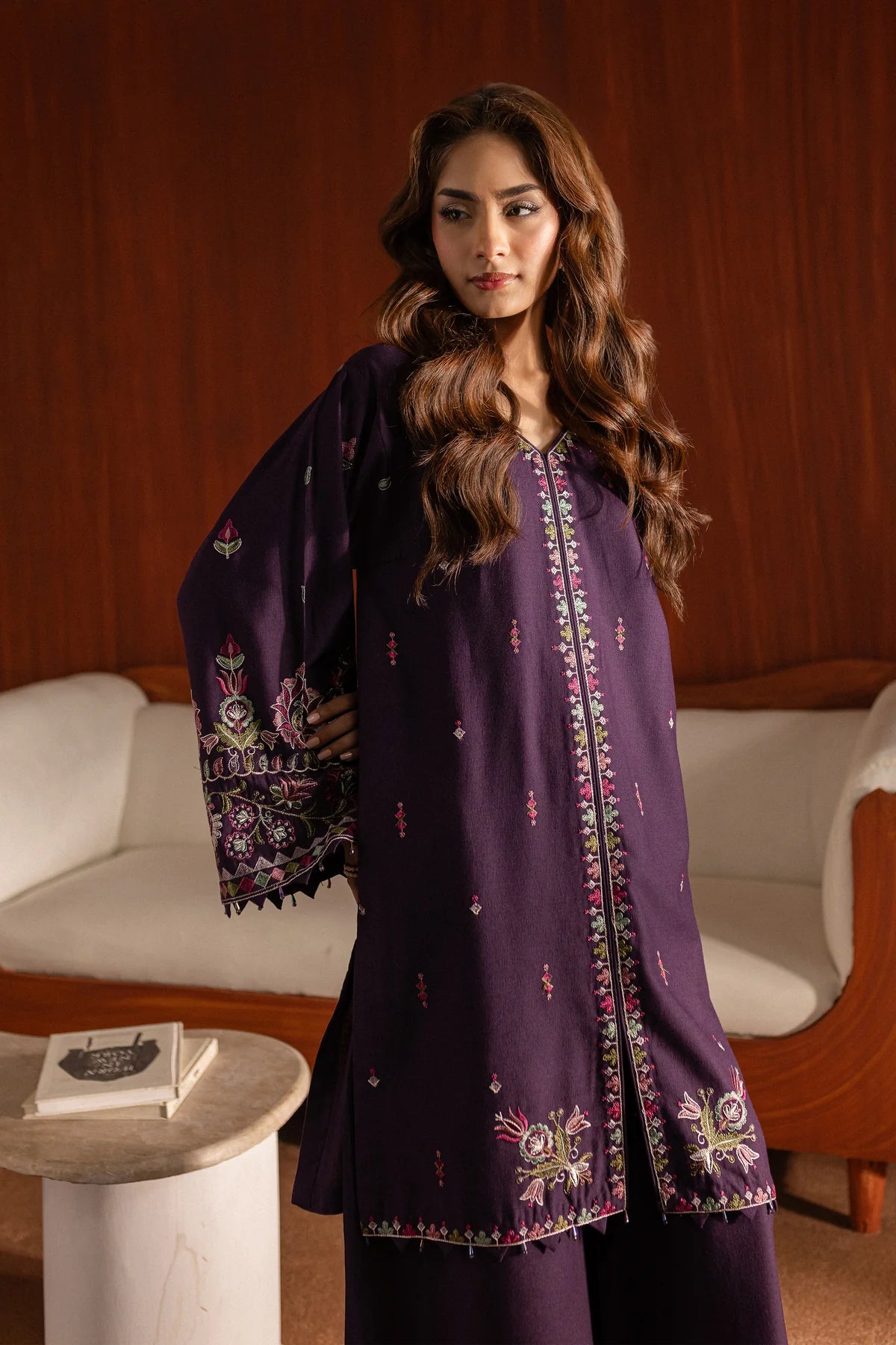 Nora 2Pc - Embroidered Pima Lawn Dress