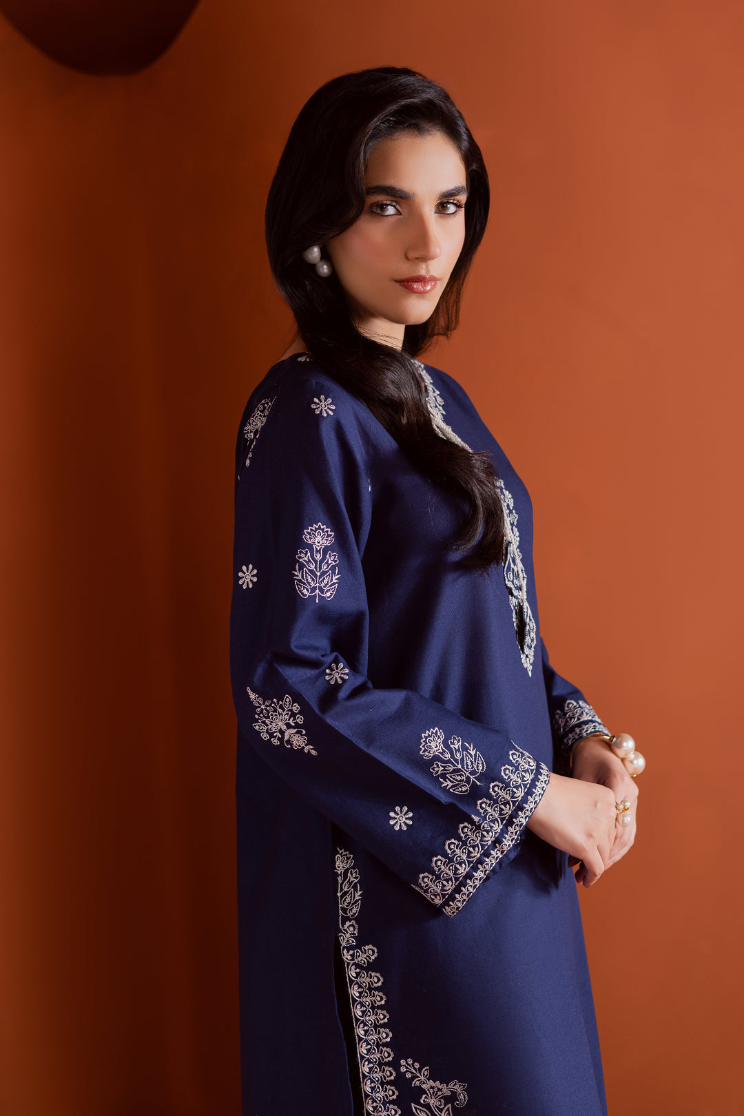 Bloomy 2Pc - Embroidered Dress