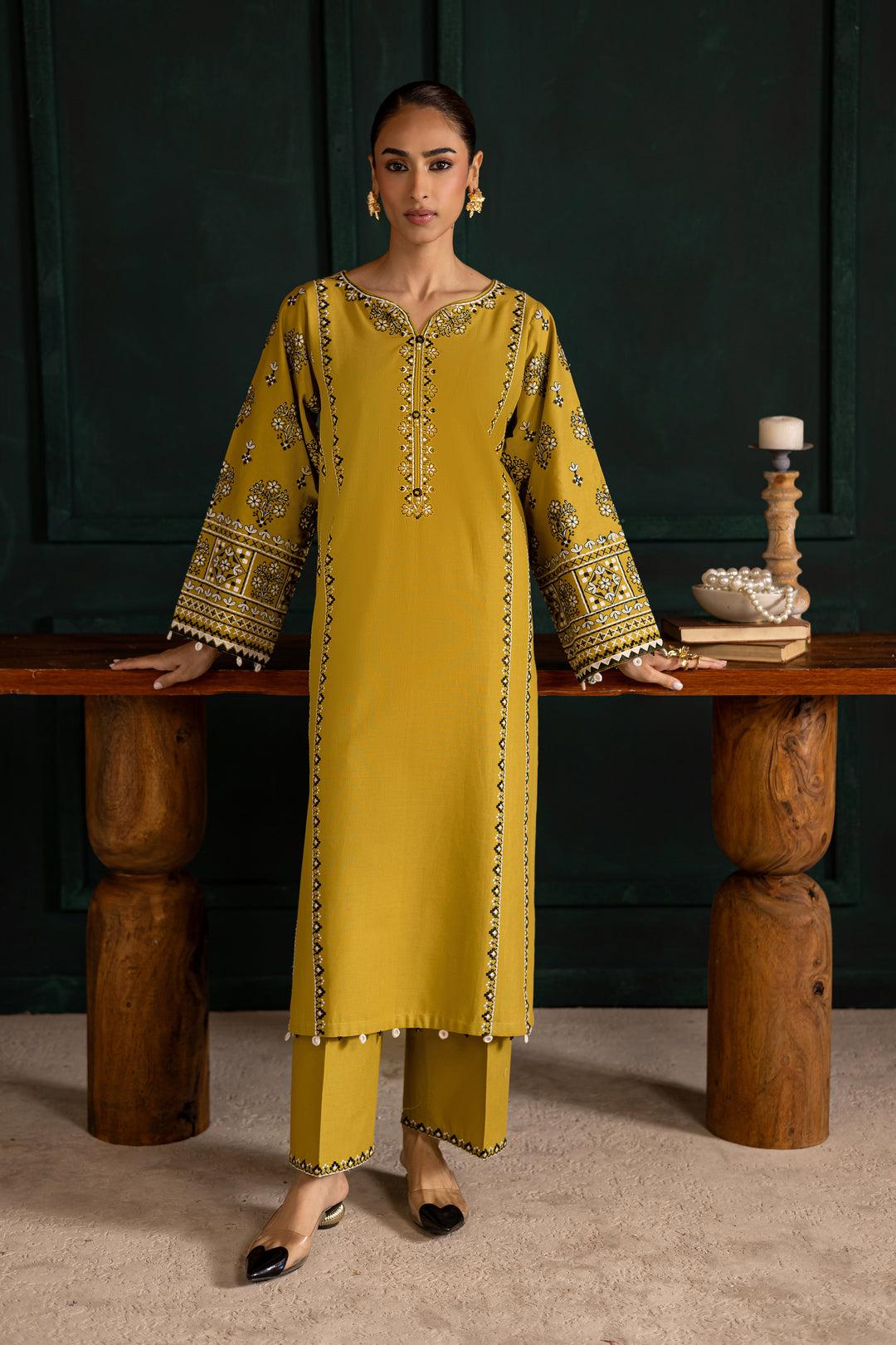Kantha 2Pc - Embroidered  Dress