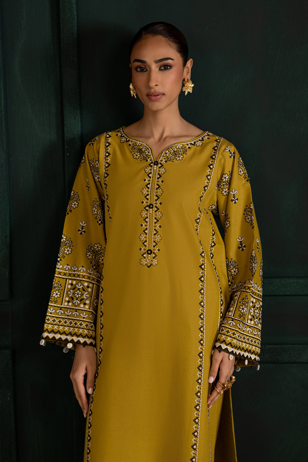 Kantha 2Pc - Embroidered  Dress