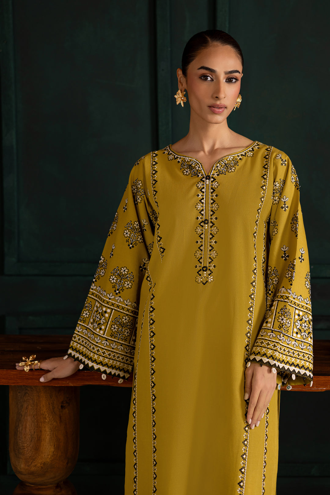 Kantha 2Pc - Embroidered  Dress