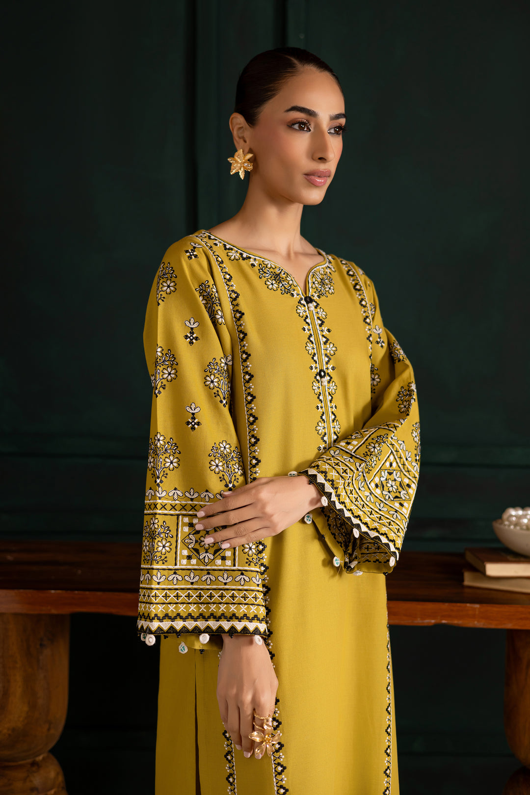 Kantha 2Pc - Embroidered  Dress