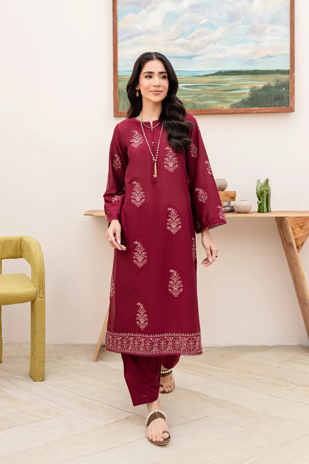 Ruby 2Pc - Embroidered Summer Dress