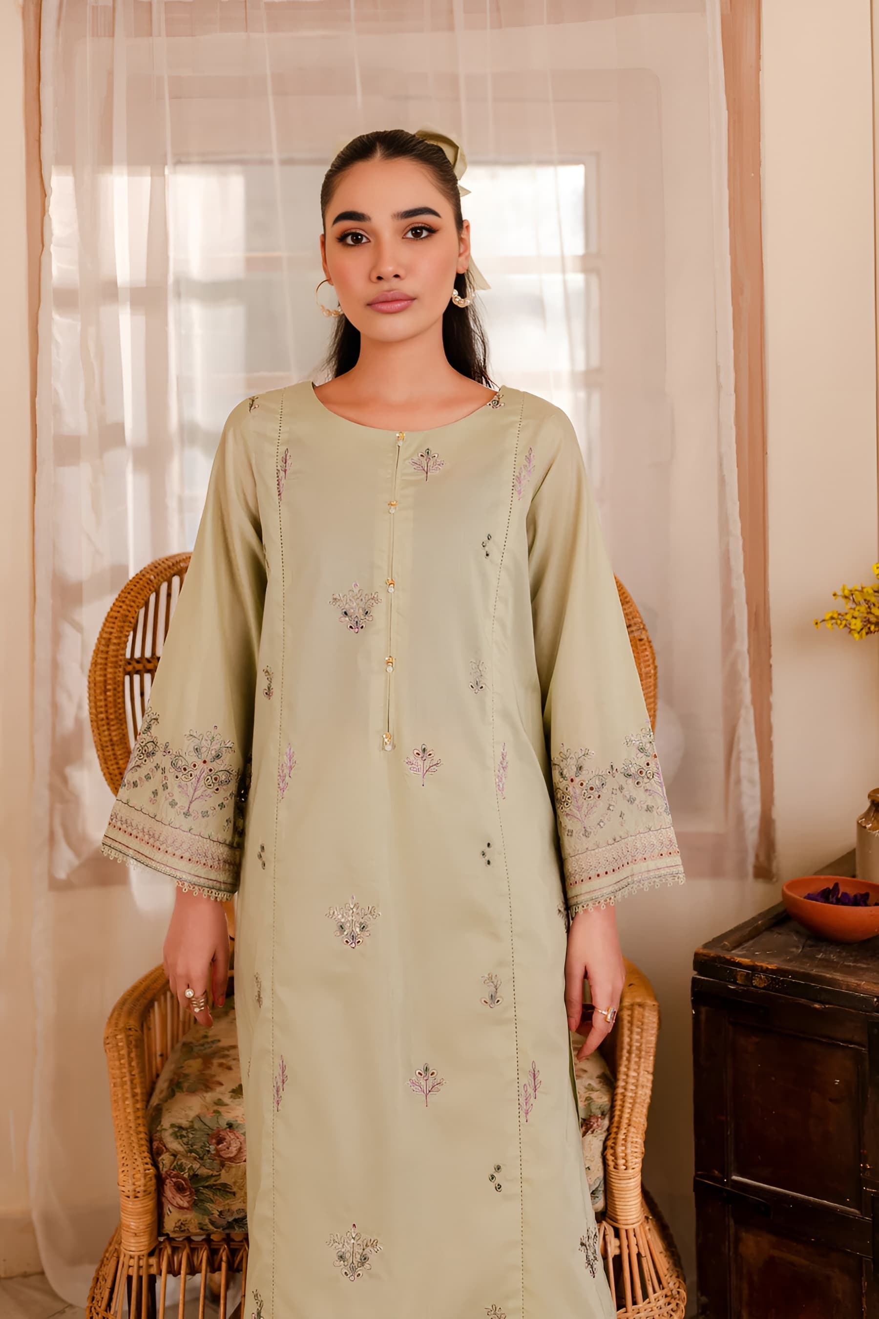 Agape 2Pc - Embroidered Lawn Dress