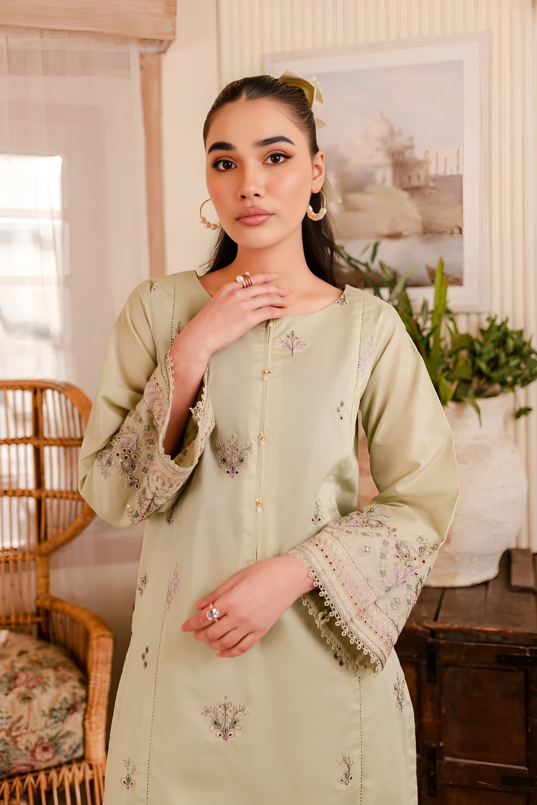 Agape 2Pc - Embroidered Lawn Dress