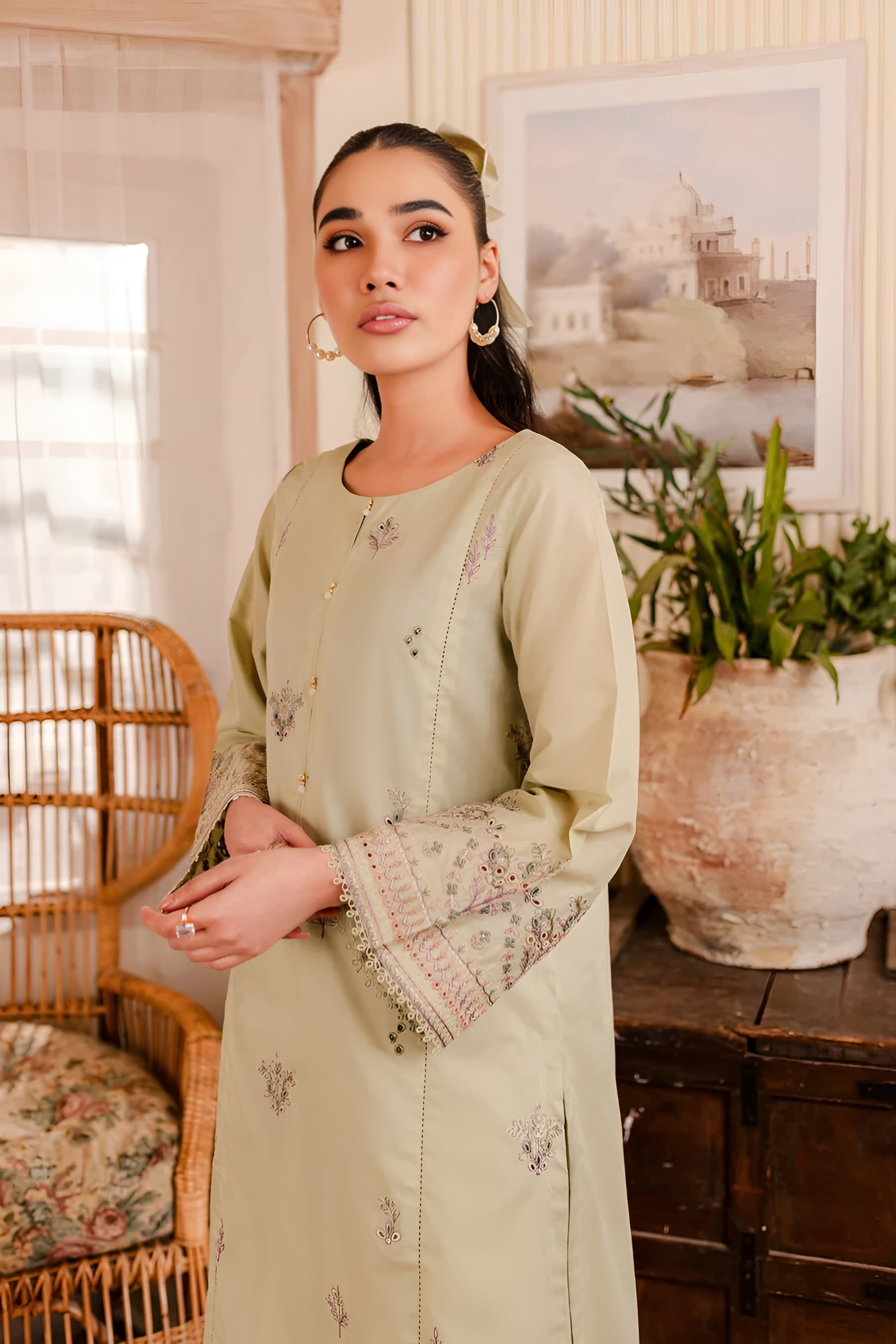 Agape 2Pc - Embroidered Lawn Dress