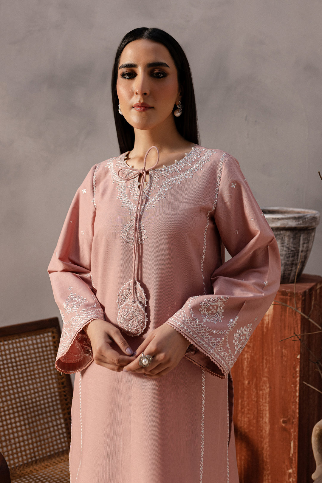 Cotton Candy 2Pc Embroidered Lawn Dress