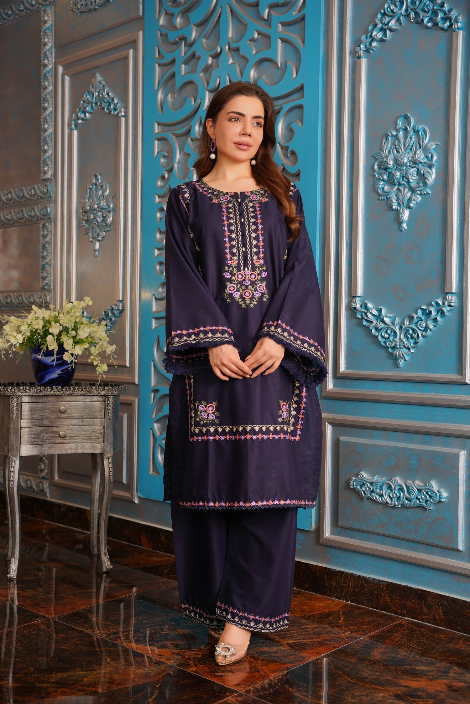 Blueberry 2Pc -Summer Dress