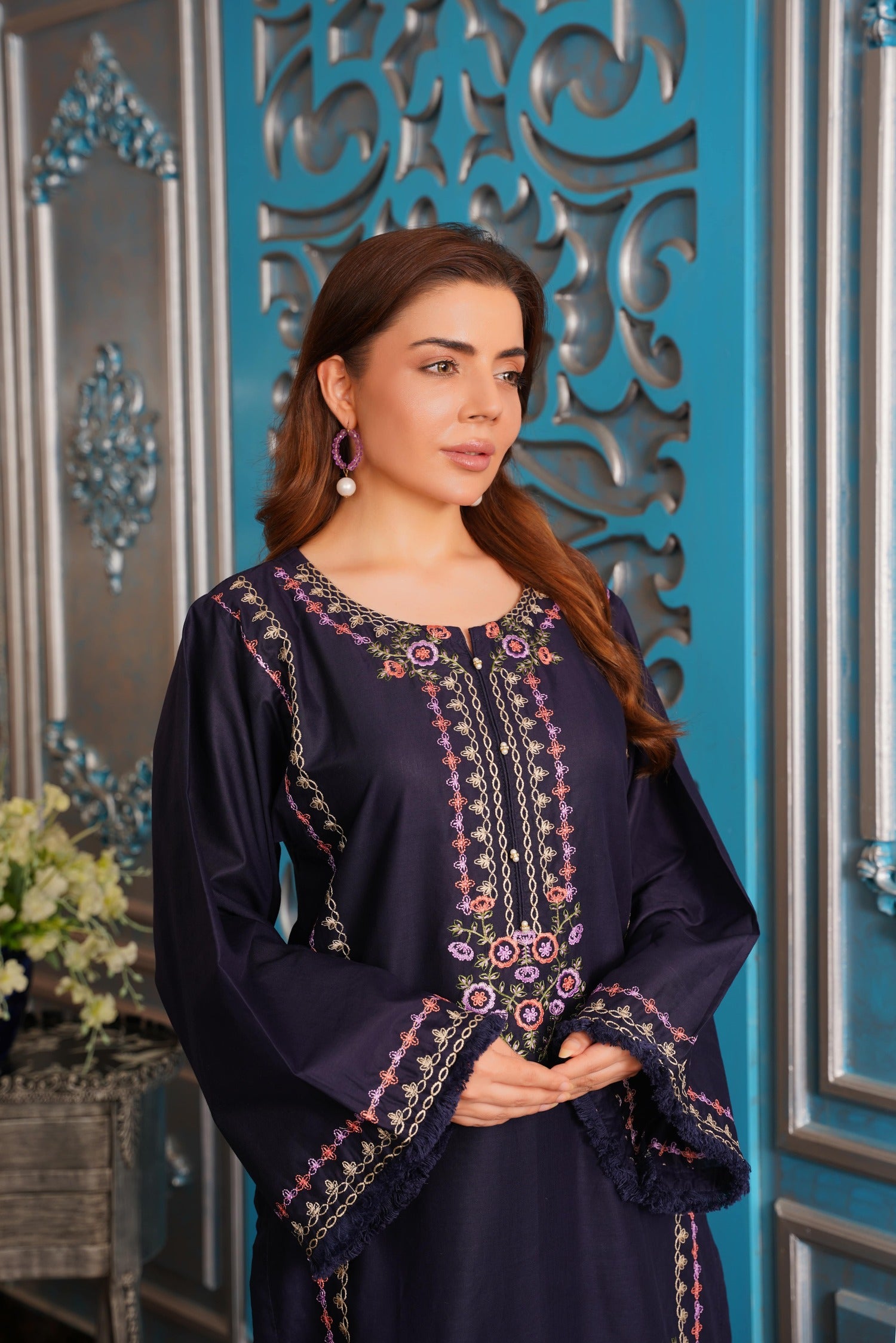 Blueberry 2Pc -Summer Dress