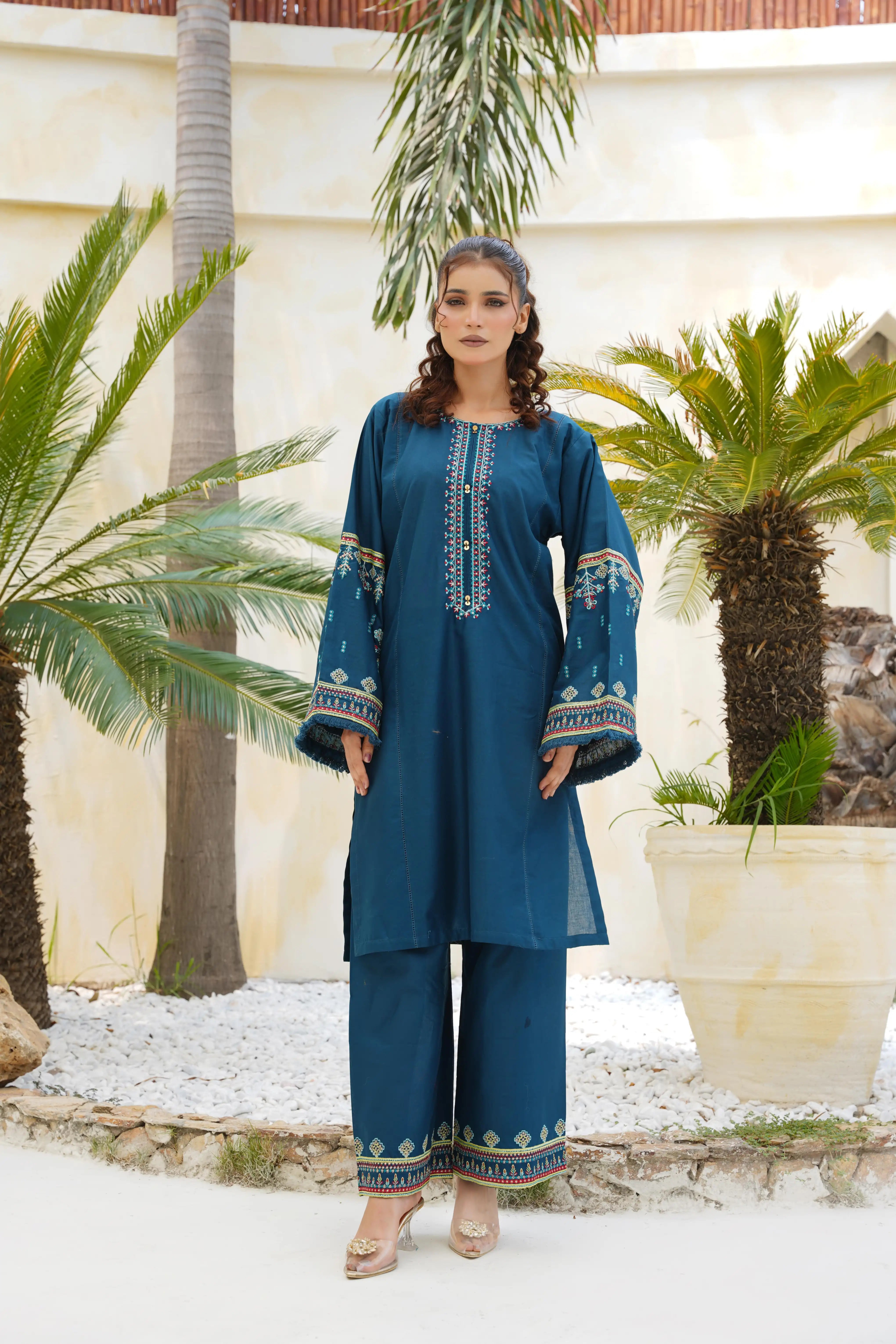 SOOYA - 2PC Swiss Cambric Dress