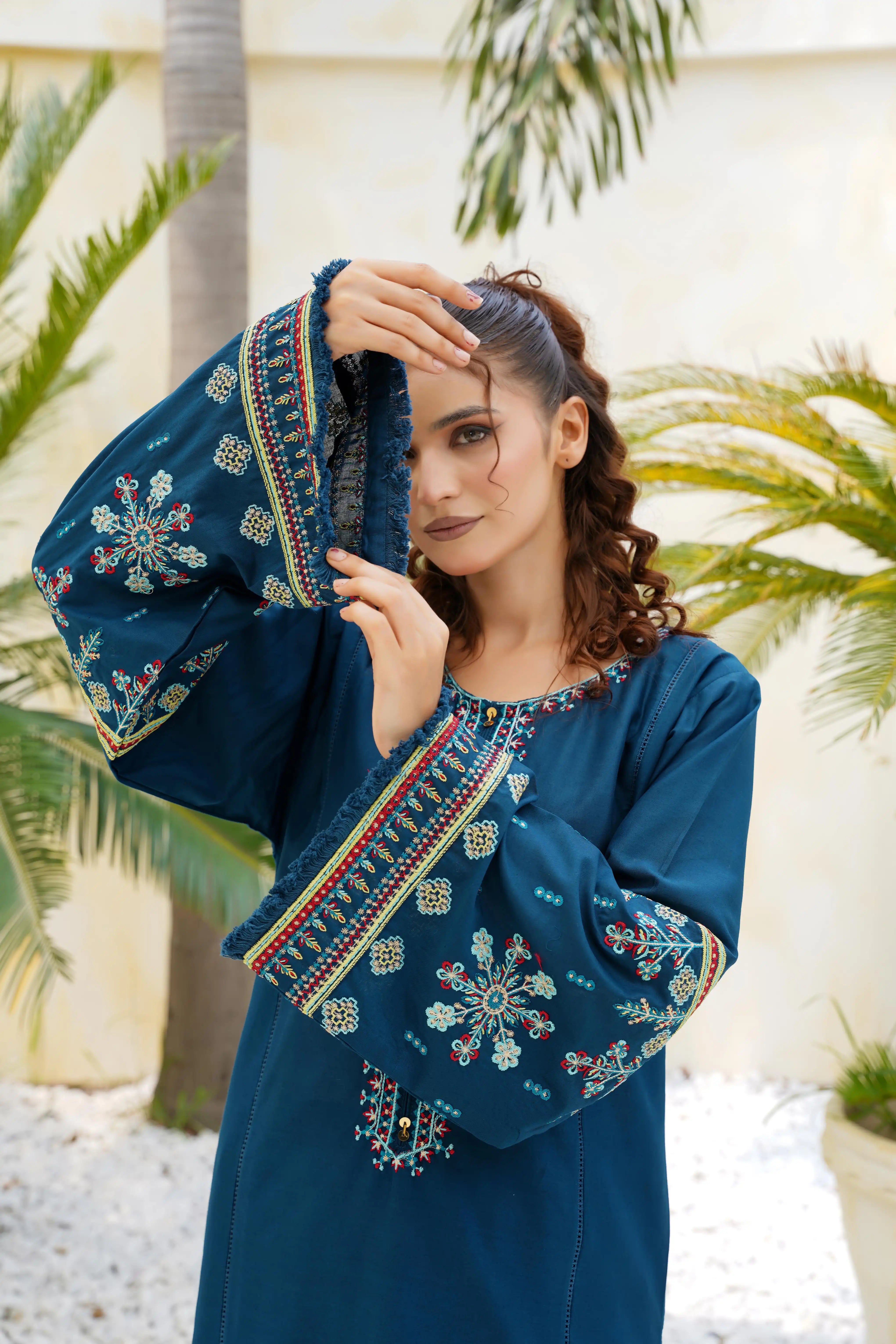 SOOYA - 2PC Swiss Cambric Dress