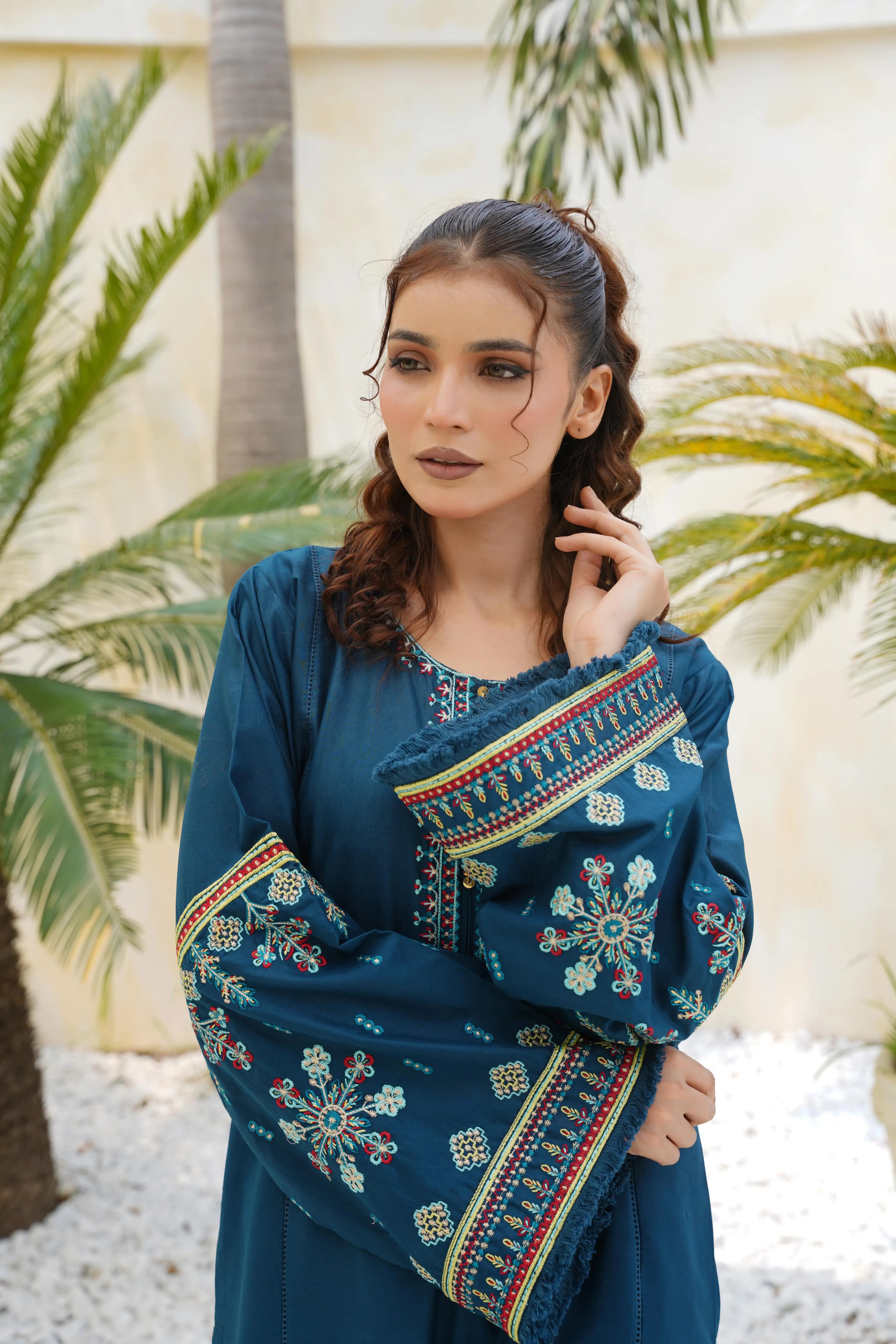 SOOYA - 2PC Swiss Cambric Dress