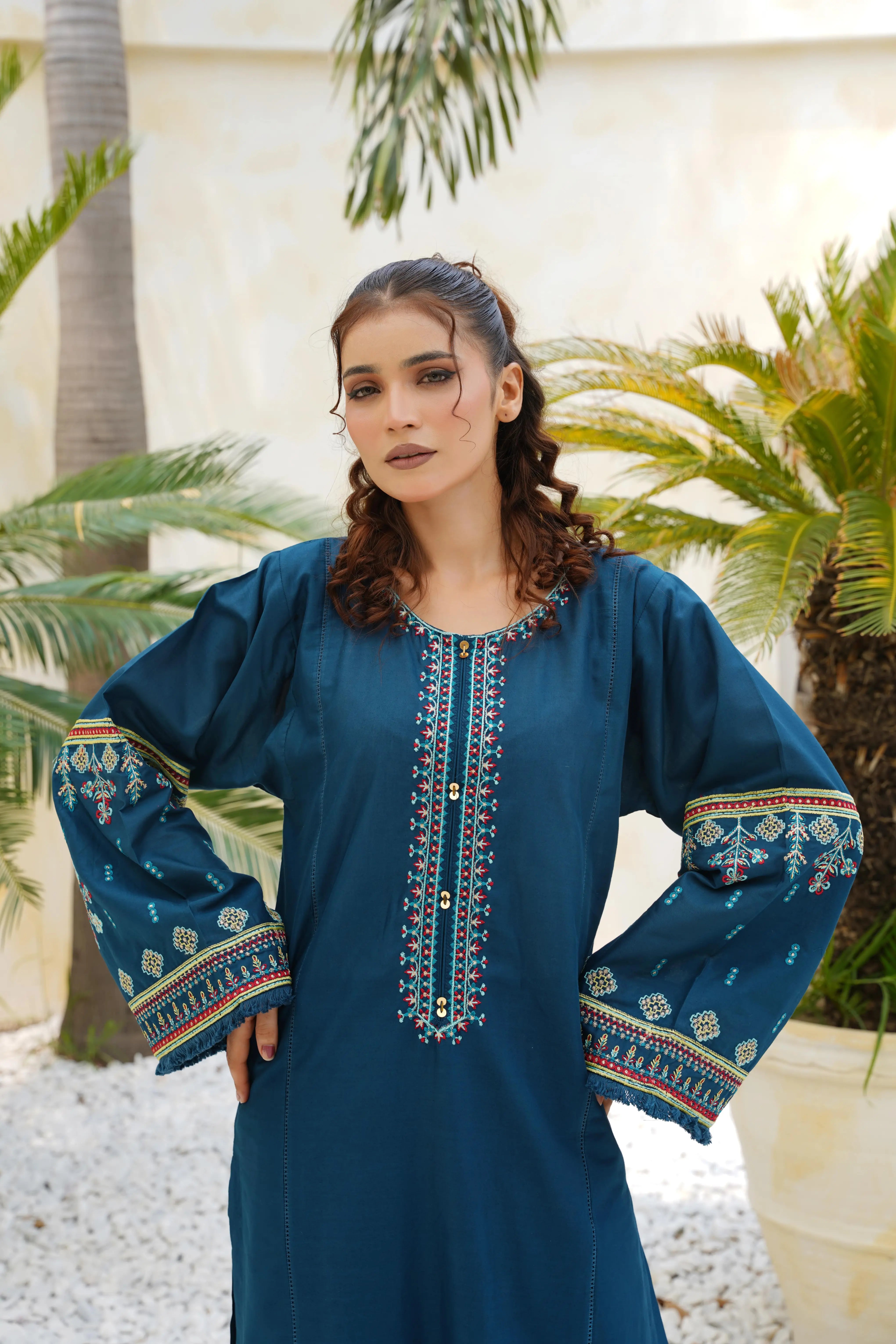 SOOYA - 2PC Swiss Cambric Dress
