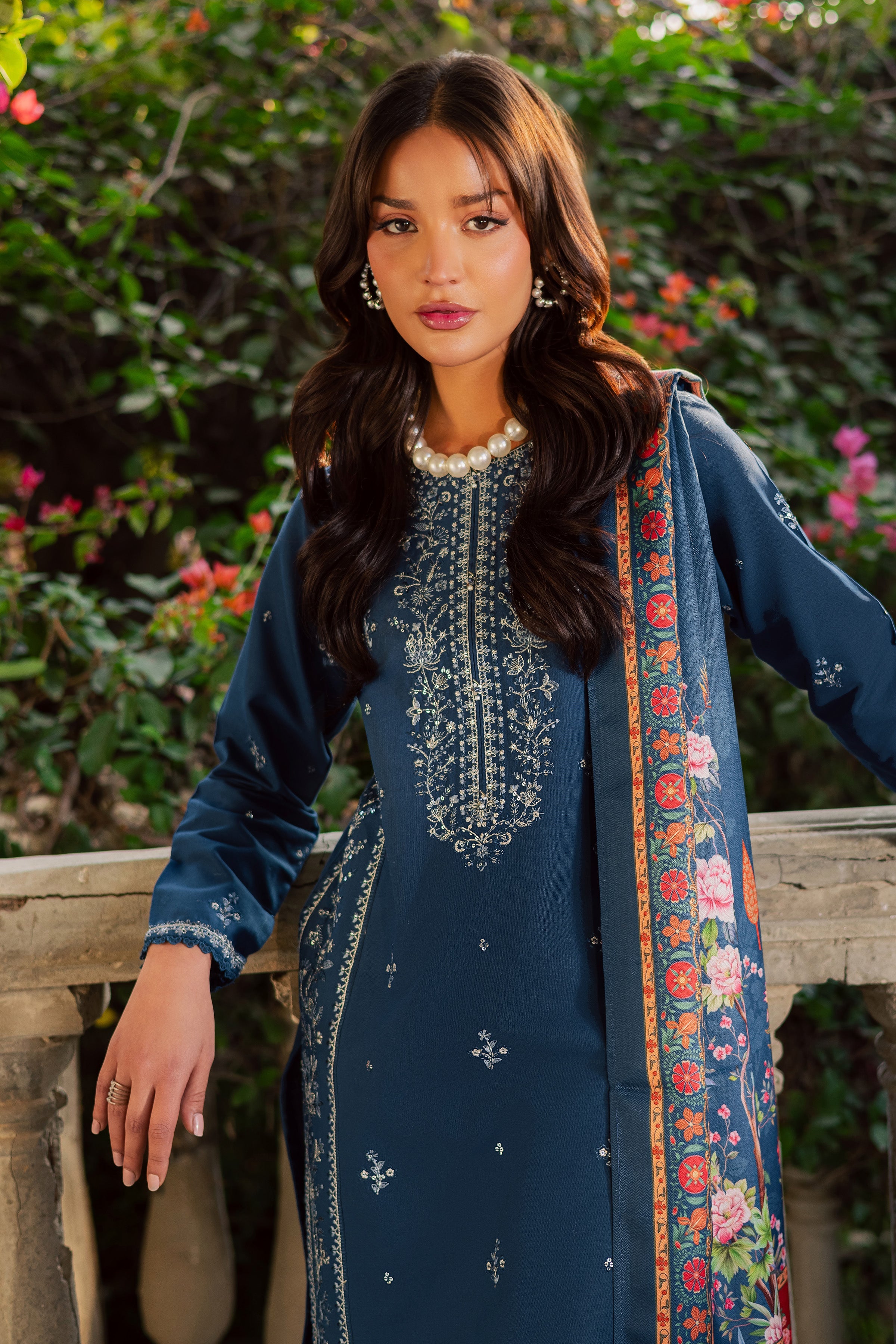 Nairobi 3Pc - Embroidered Lawn Dress