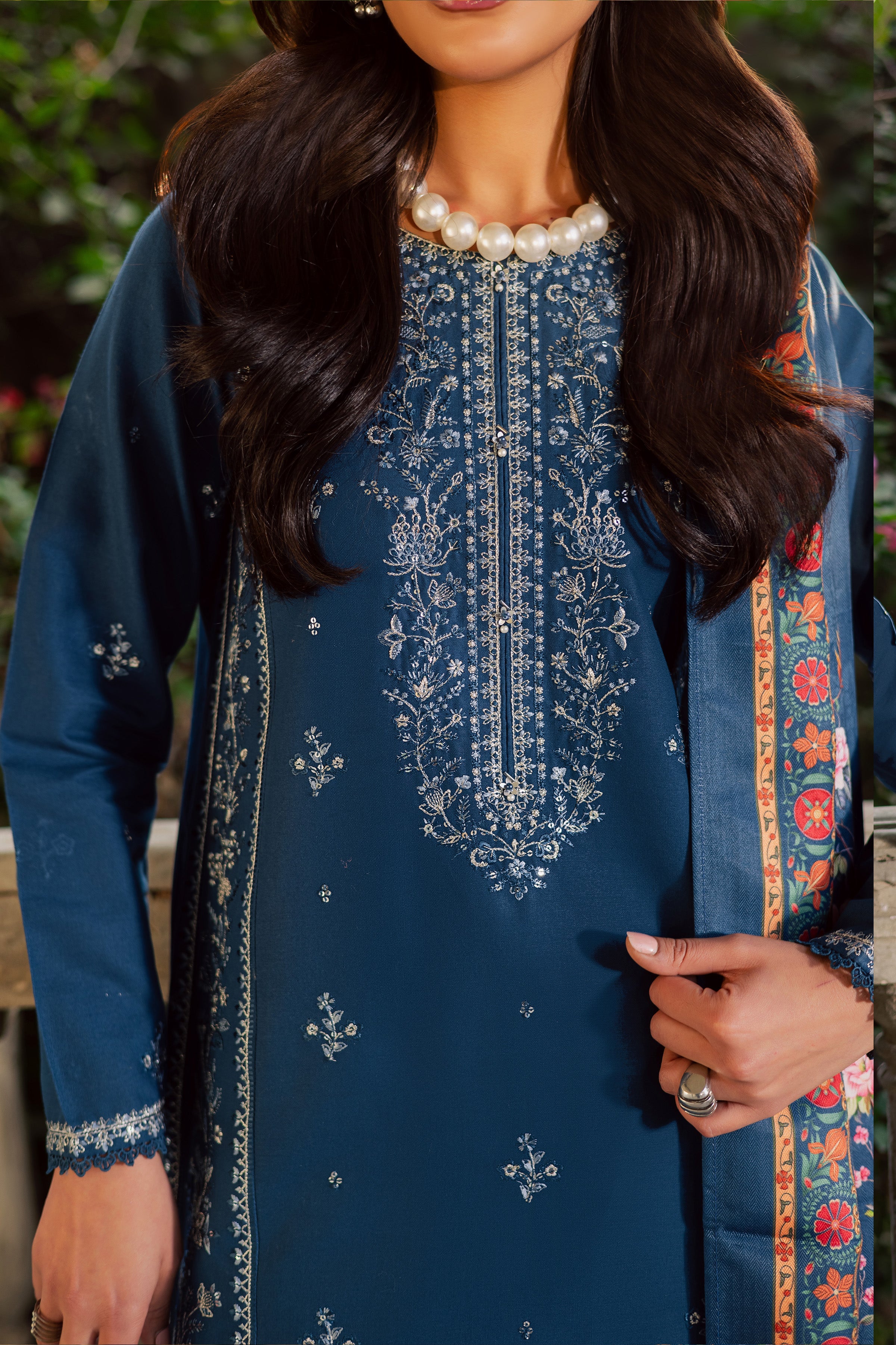 Nairobi 3Pc - Embroidered Lawn Dress