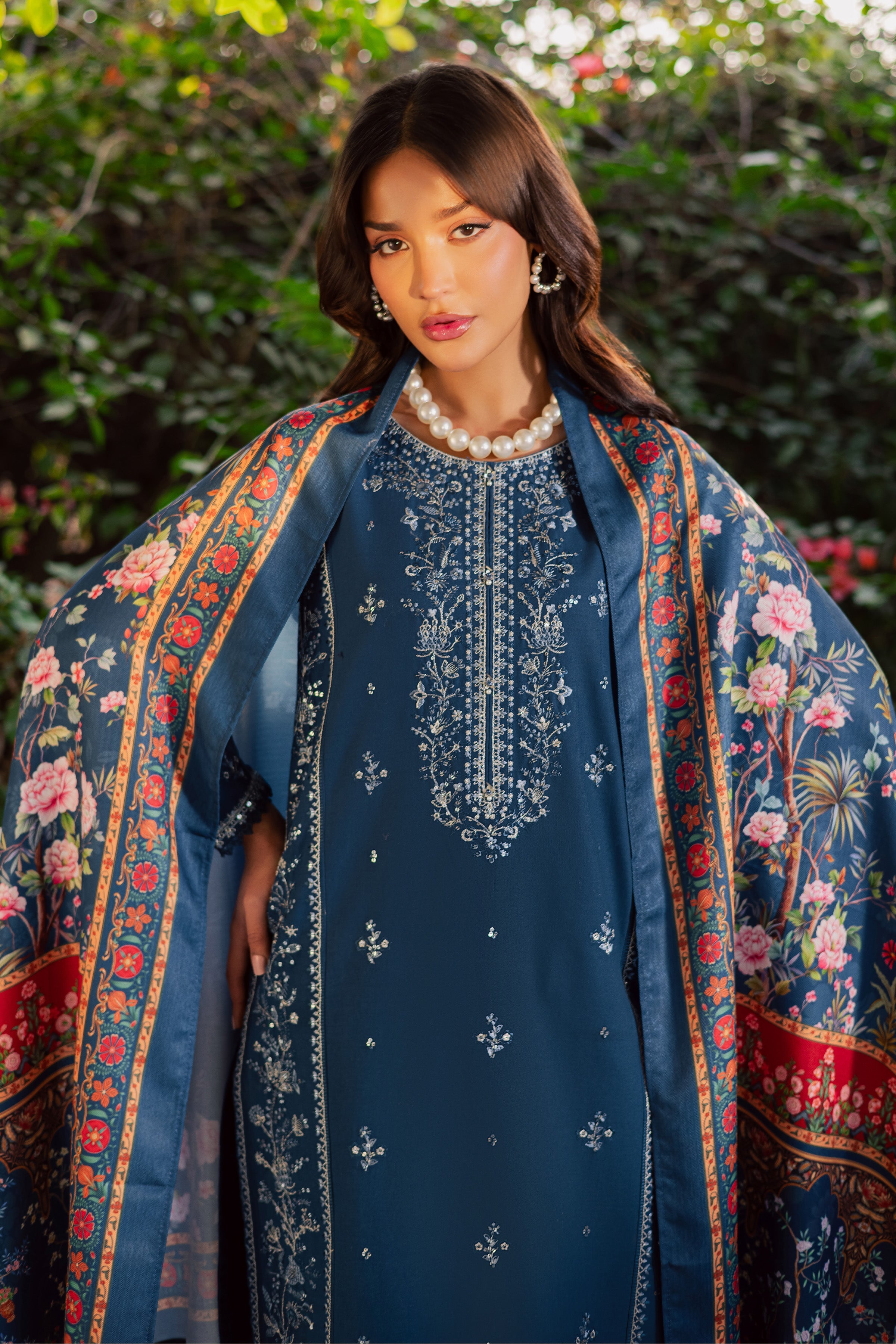 Nairobi 3Pc - Embroidered Lawn Dress