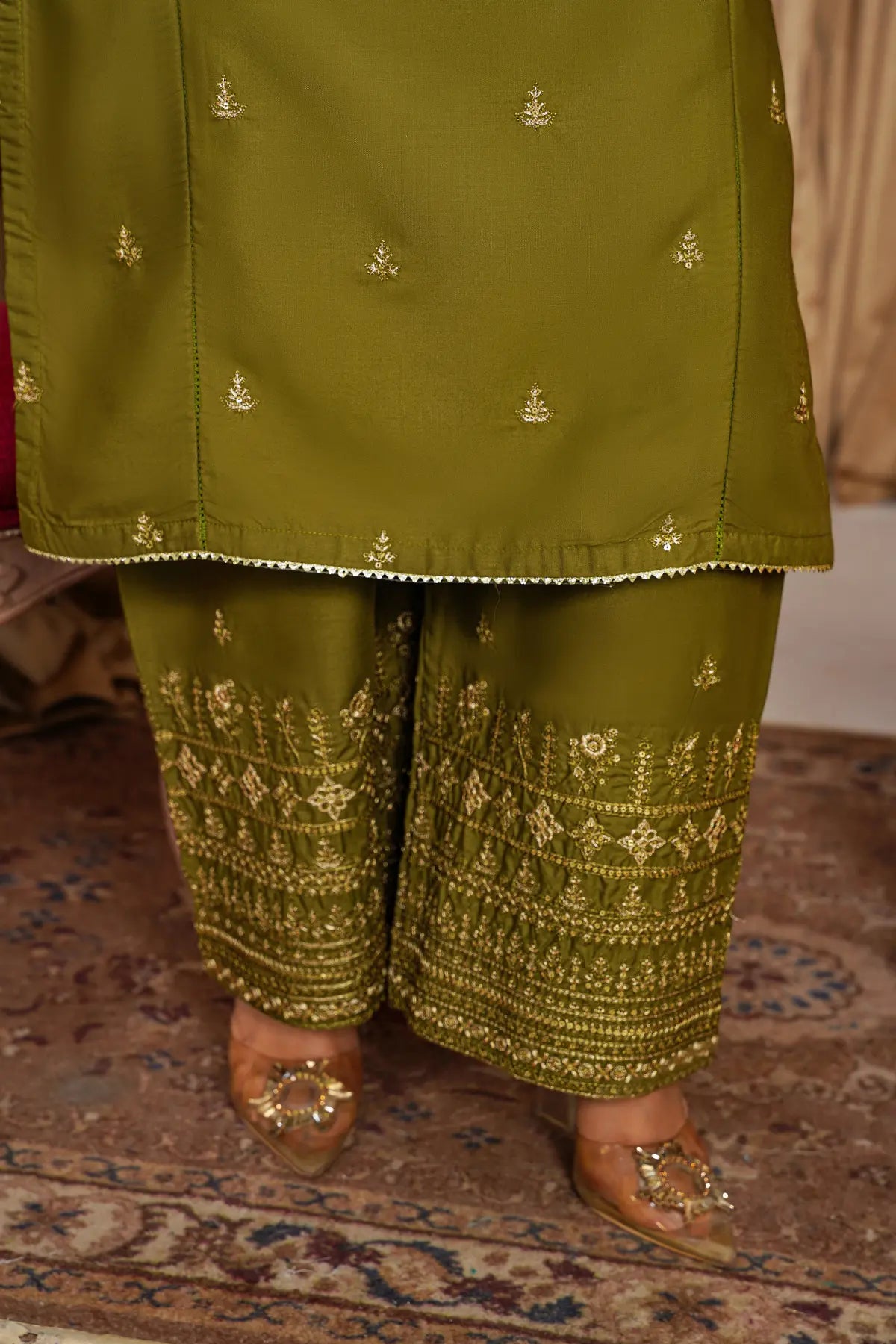 Imre 2Pc - Embroidered Swiss Cambric