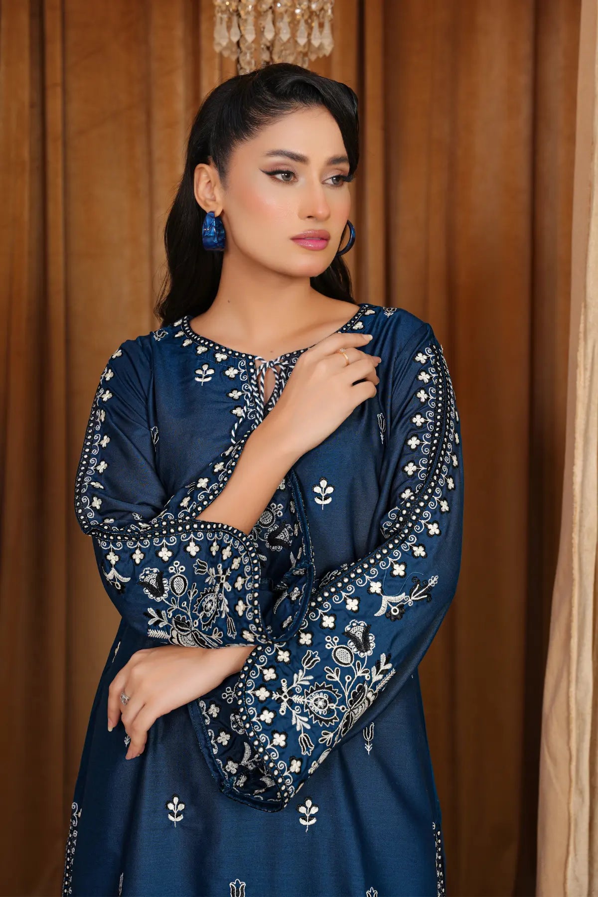 Zinc Beauty  Embroidered Swiss Cambric Dress