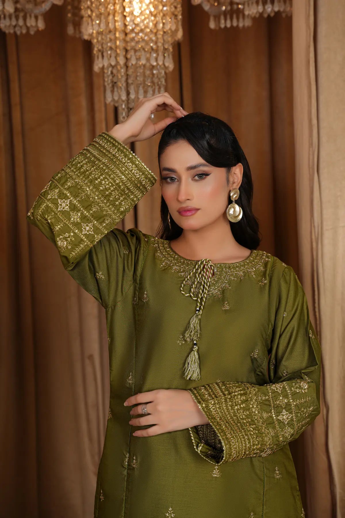Imre 2Pc - Embroidered Swiss Cambric