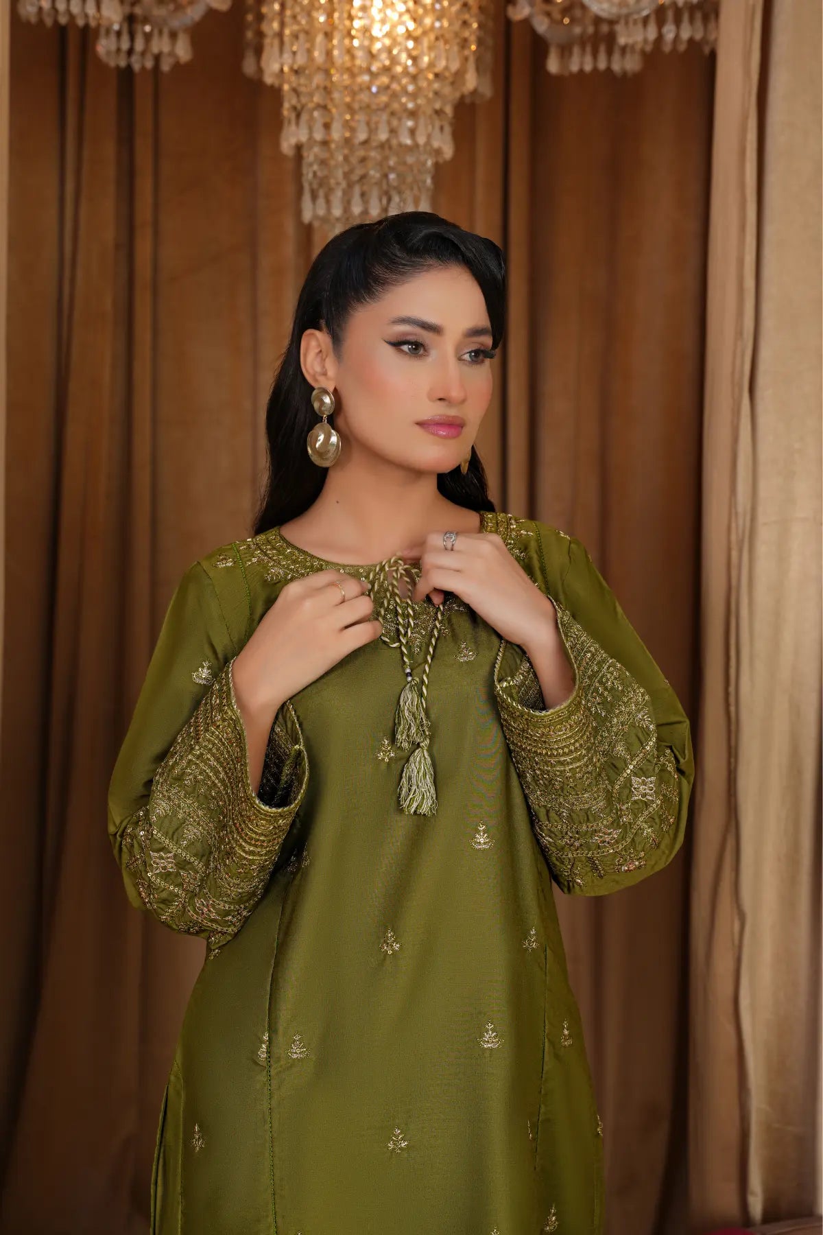 Imre 2Pc - Embroidered Swiss Cambric