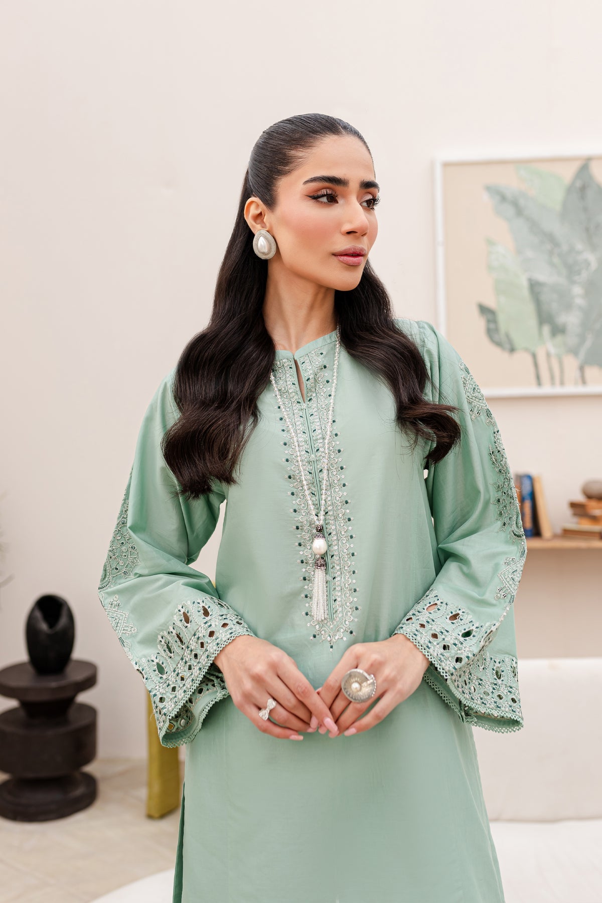 Best Seller - Alex - 2Pc Stitched Embroidered Dress